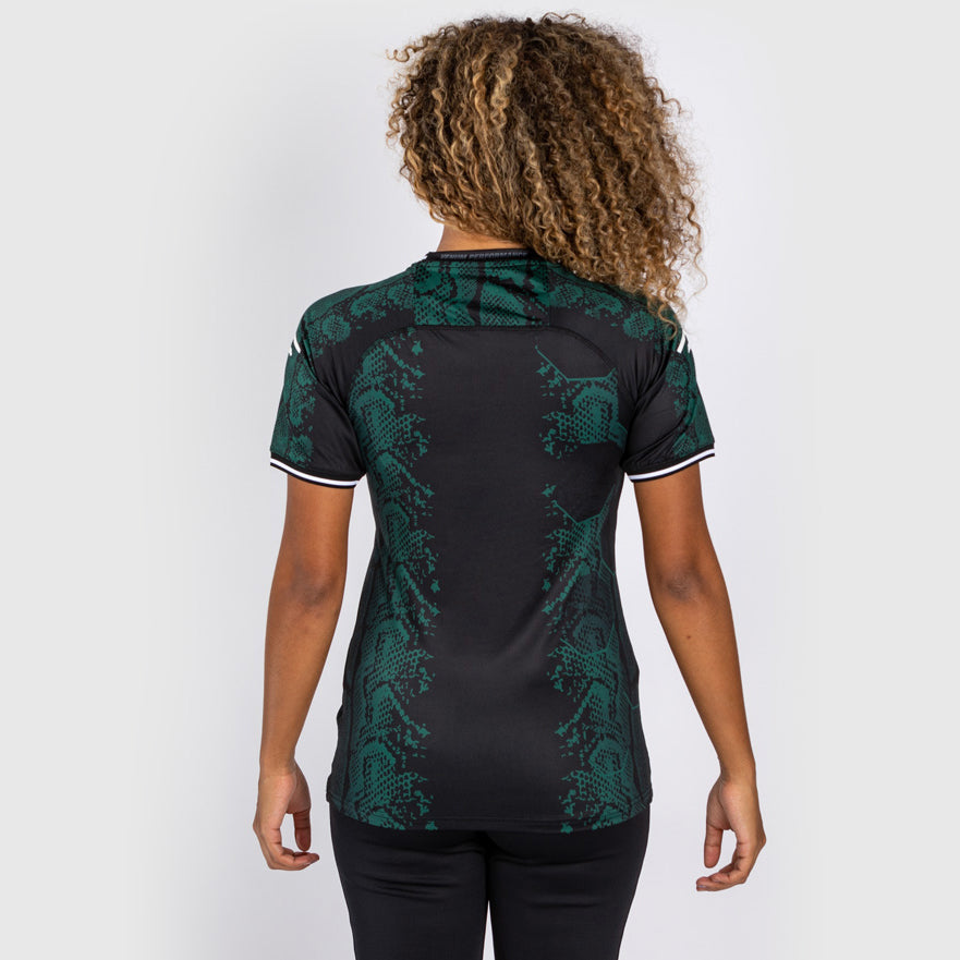UFC Adrenaline by Venum Authentic Fight Night Women's Walkout Trikot - Emerald Edition - Grün/Schwarz