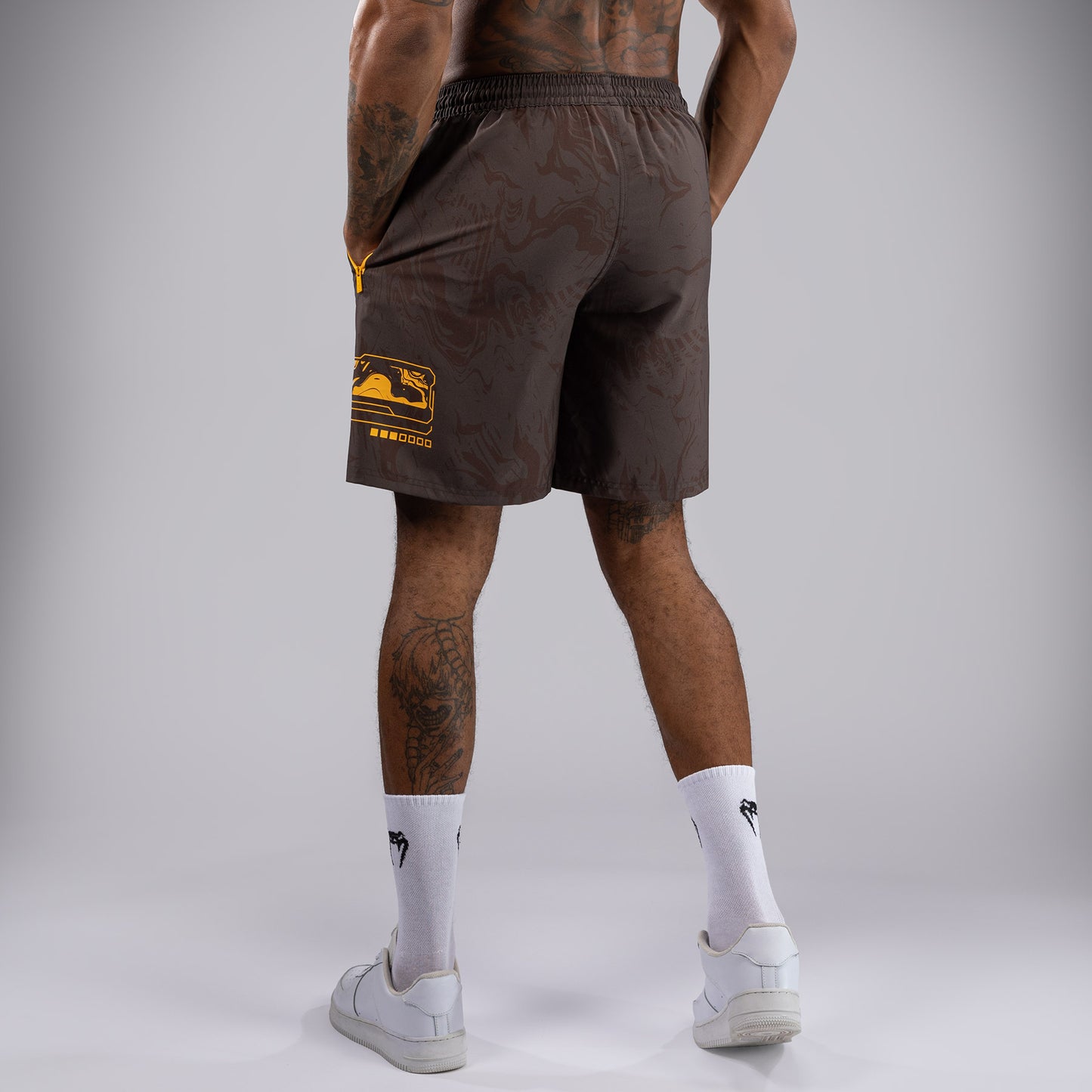 UFC Fusion by Venum Fight Week Herren Performance Short - Erdiges Braun