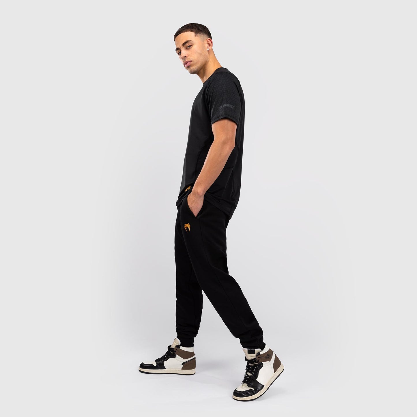 Foot Korner x Venum Hexagon MMA T-Shirt - Schwarz/Silber