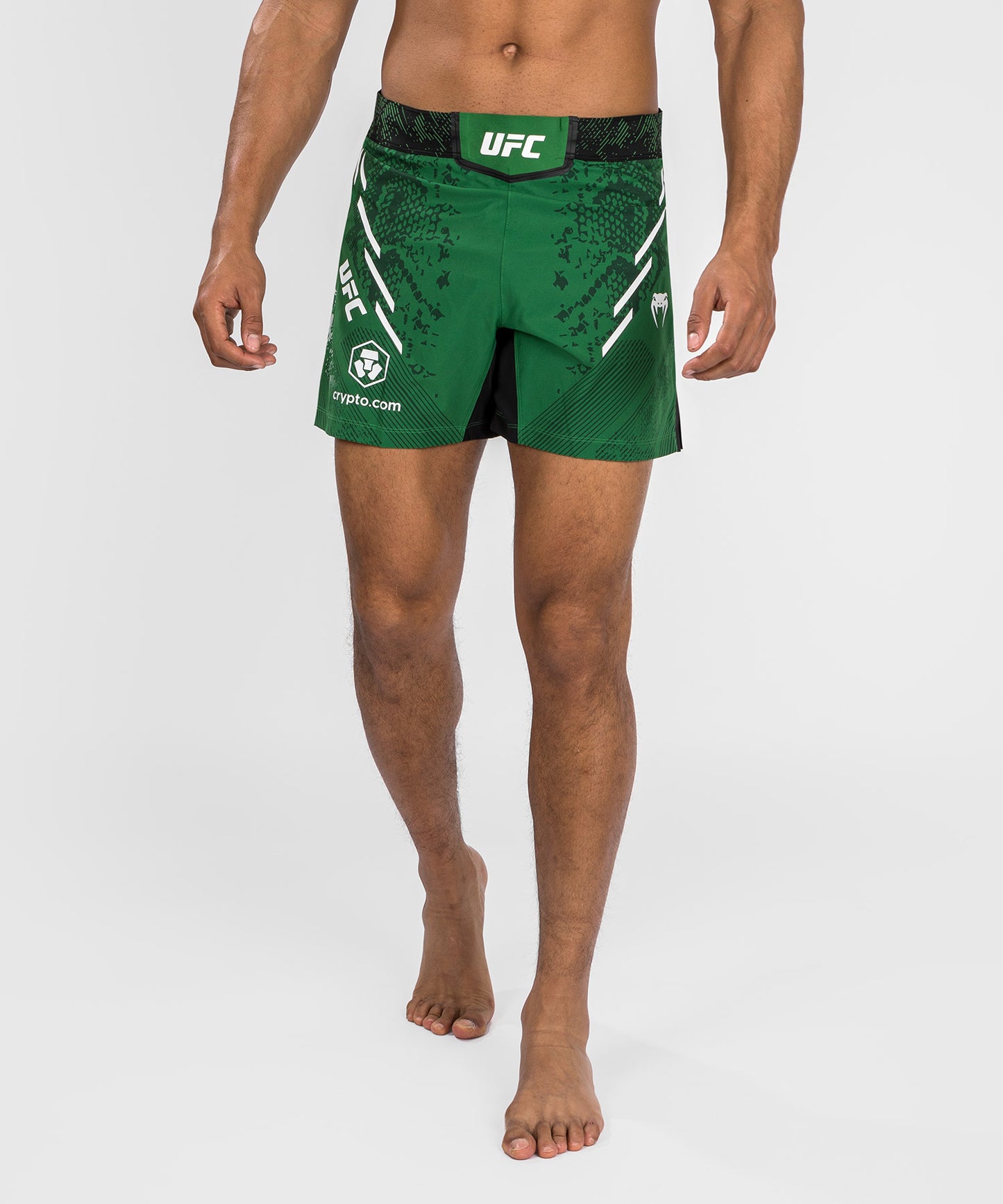 Noche UFC by Venum  Authentic Fight Night Herren Kampfhose - Kurze Passform - Grün