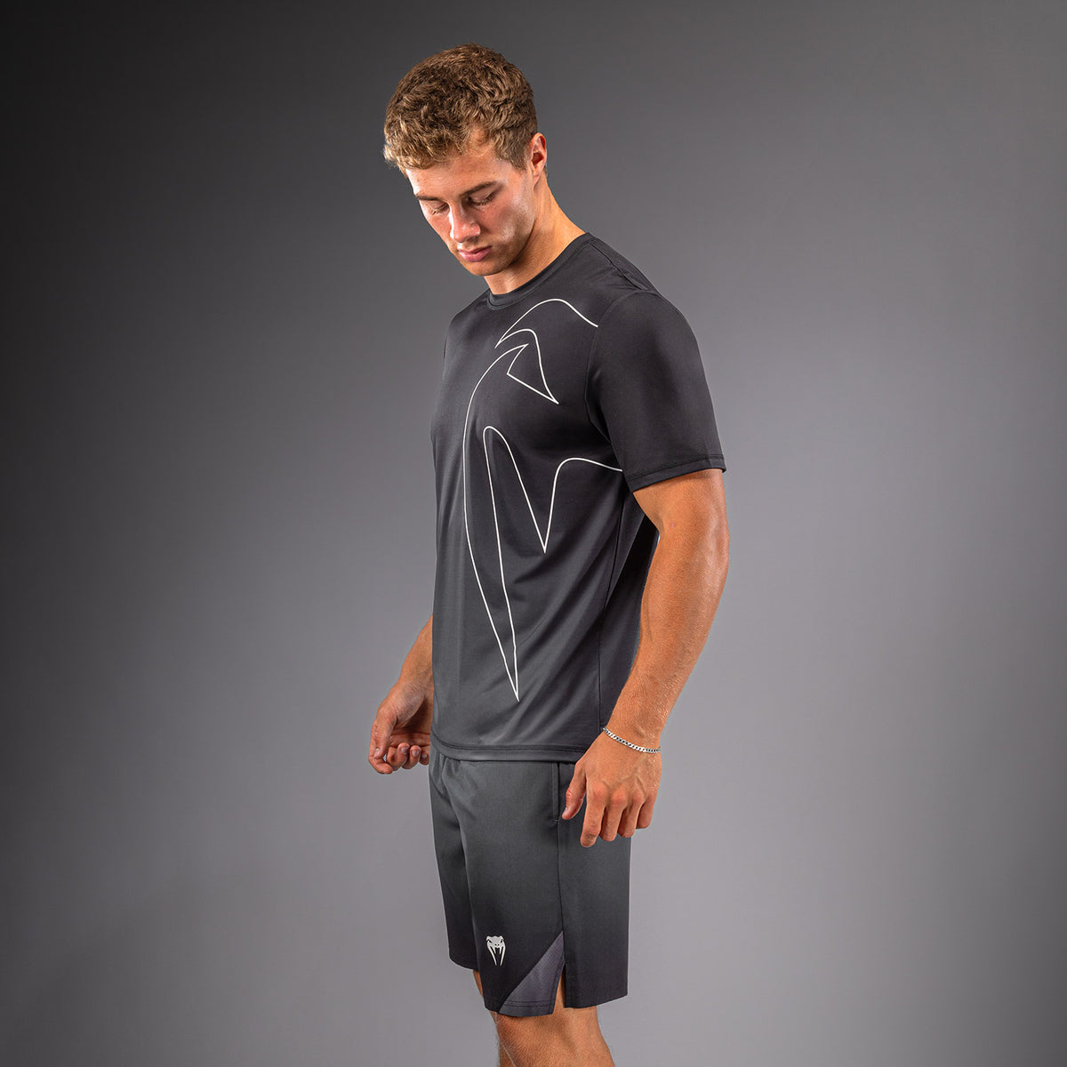 Venum Giant Shift Dry-Tech-T-Shirt - Schwarz/Grau