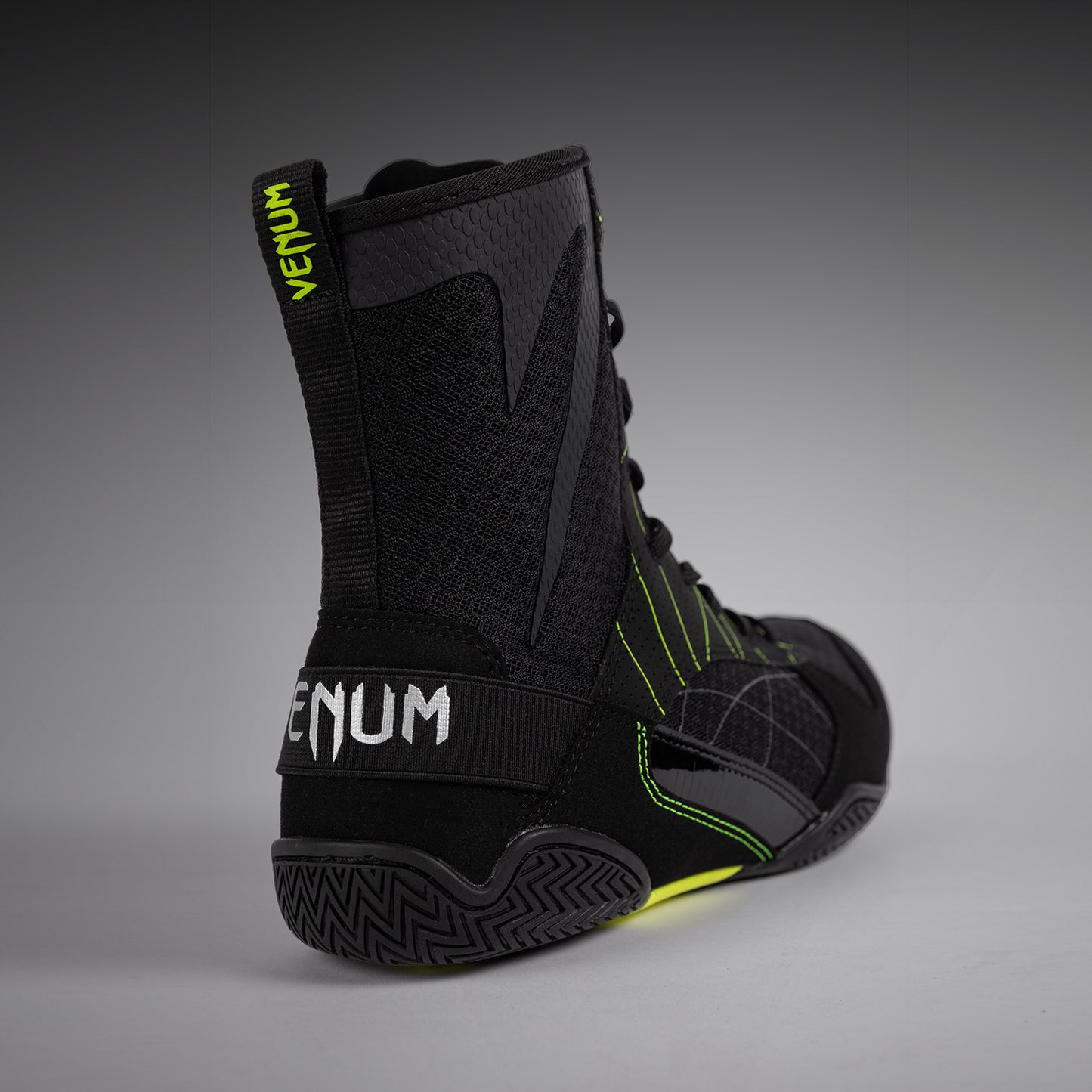 Venum Training Camp 4.0 Elite Boxing Schuhe - Schwarz/Neon Grün