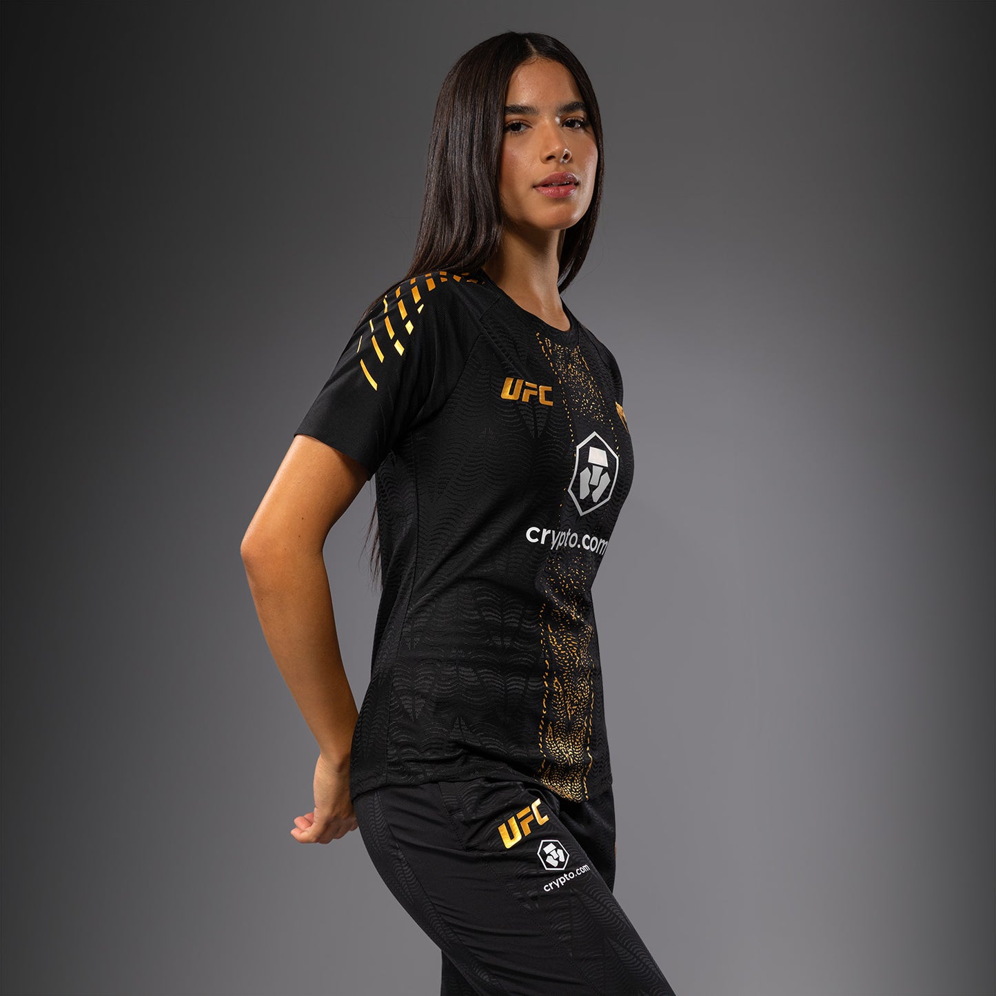 UFC Zenith by Venum Authentic Fight Night Offizielles Walkout-Trikot Damen Personalisiert - Champion