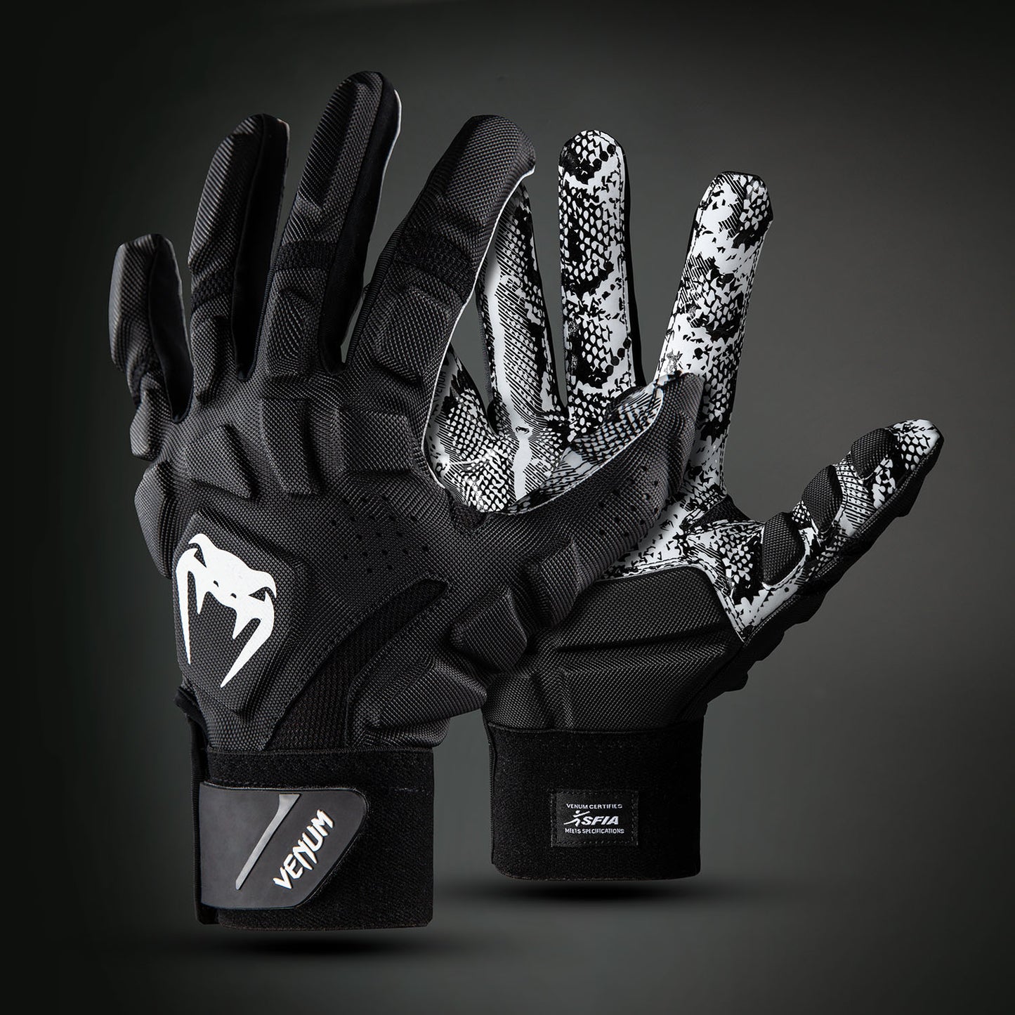Venum Elite XTP Fußballhandschuhe - Schwarz/Weiß