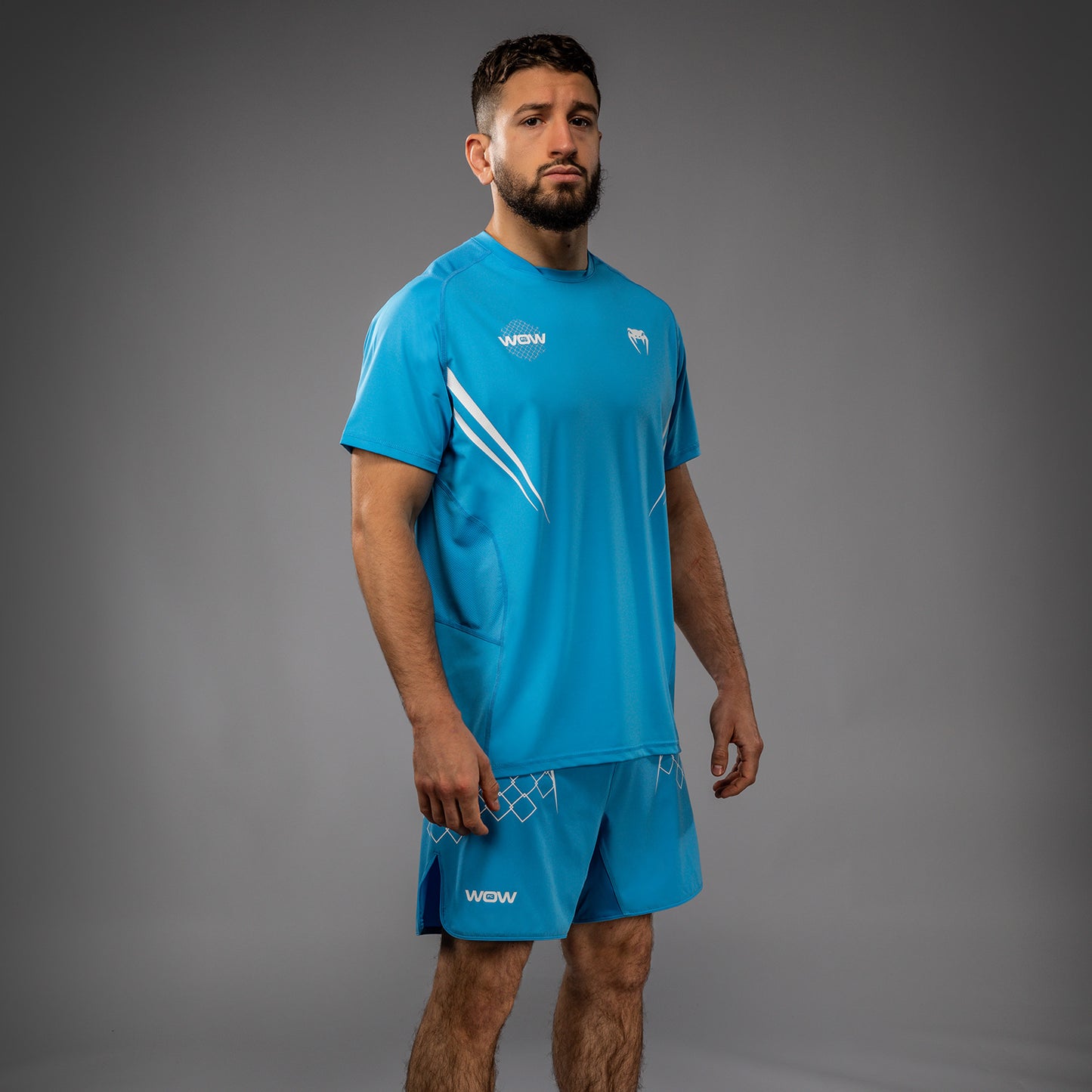 Venum x WOW FC Dry-Tech T-Shirt - Pacific Blue