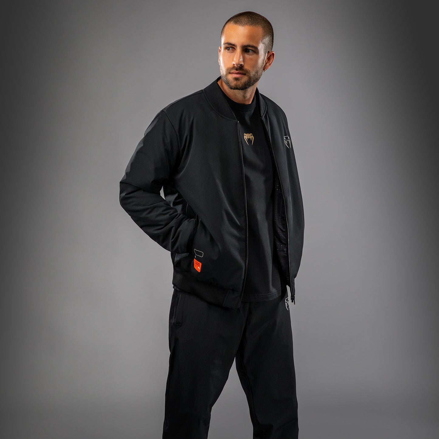 Venum Eclipse Bomberjacke – Schwarz/Ivory