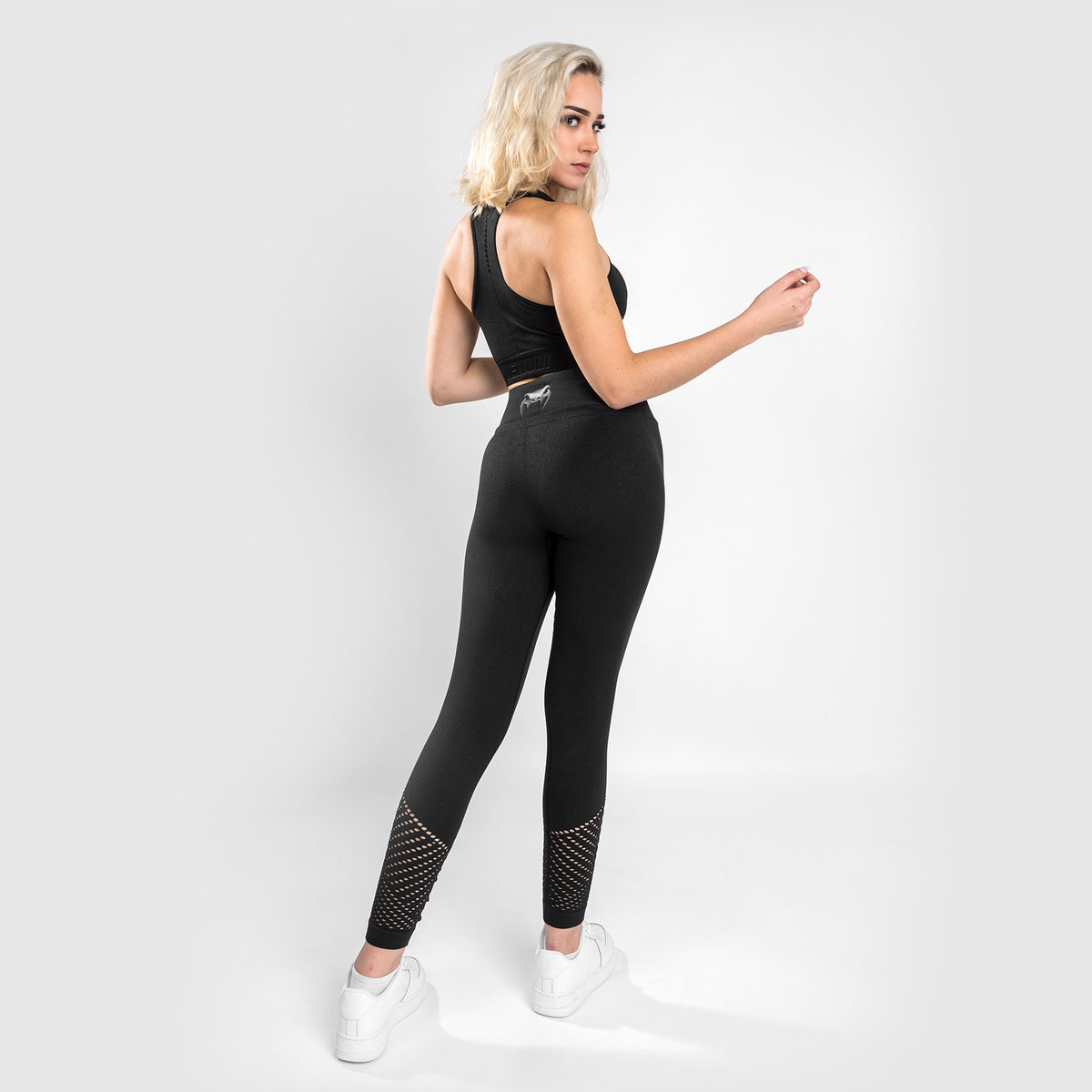 Venum Sparring Seamless Leggings ⅞ - Schwarz