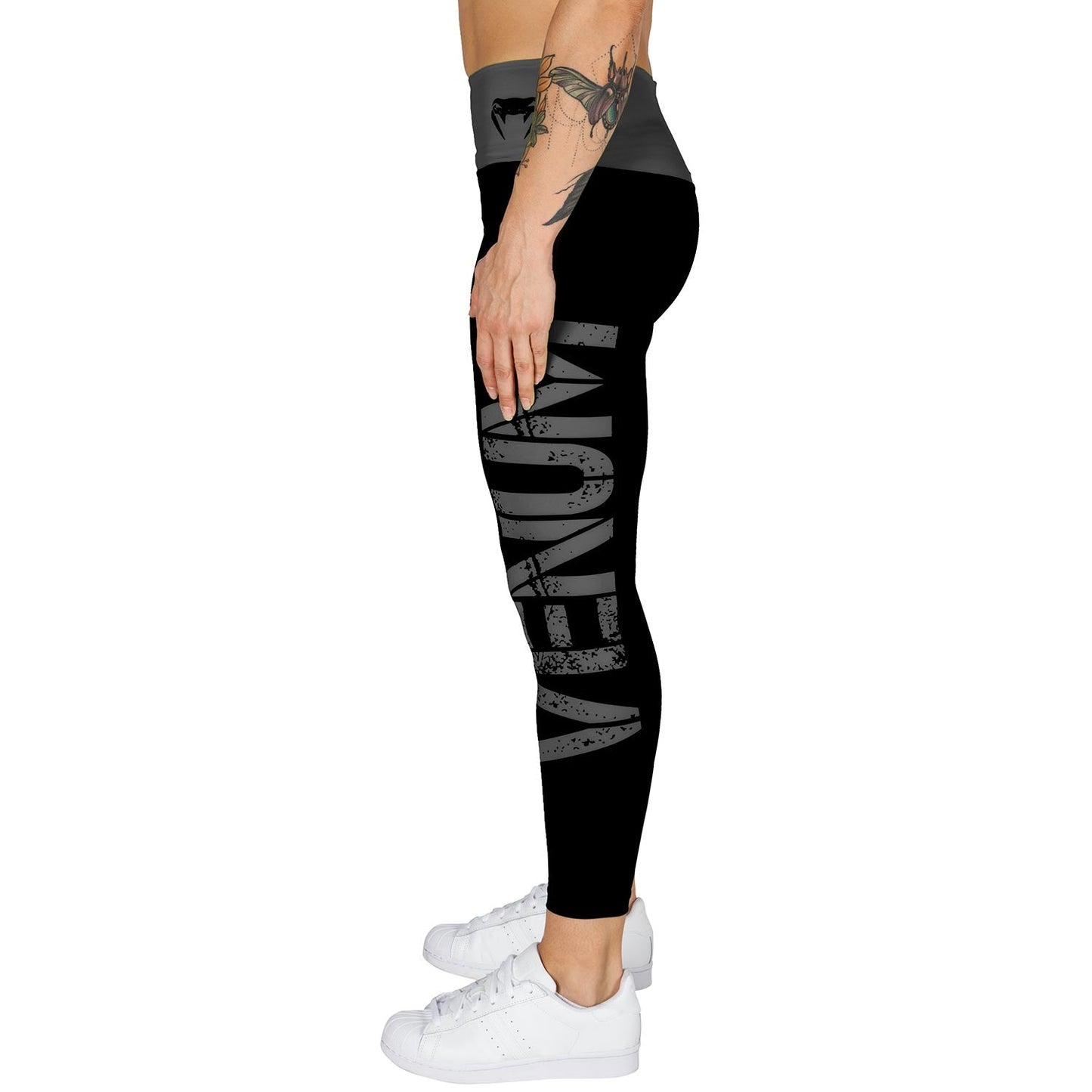 Venum Power Leggings - Schwarz/Grau