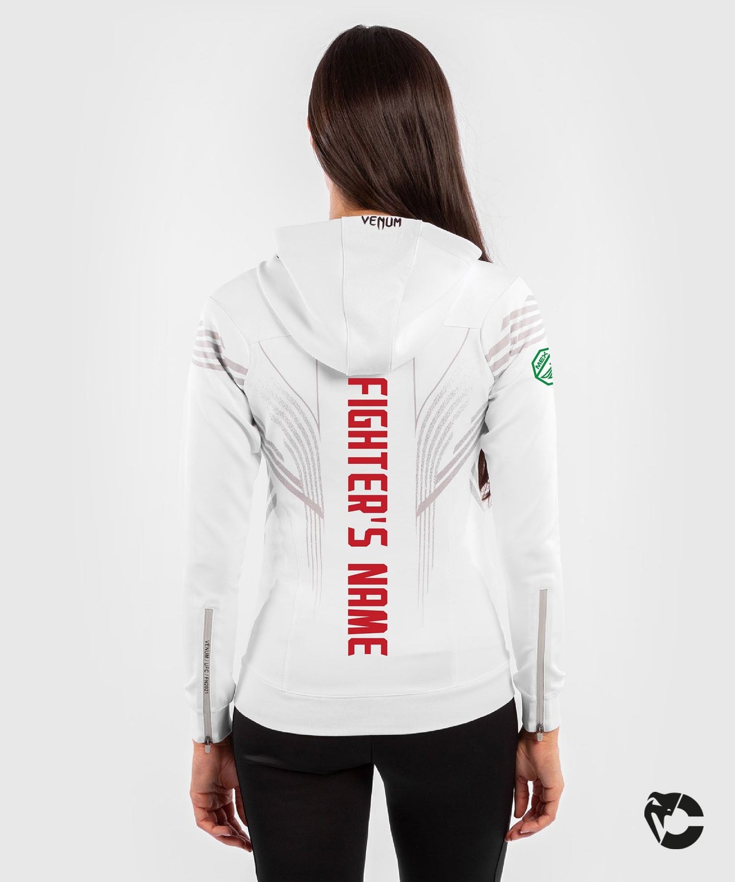 UFC Venum Fighters Authentic Fight Night Damen Walkout Hoodie - Weiß