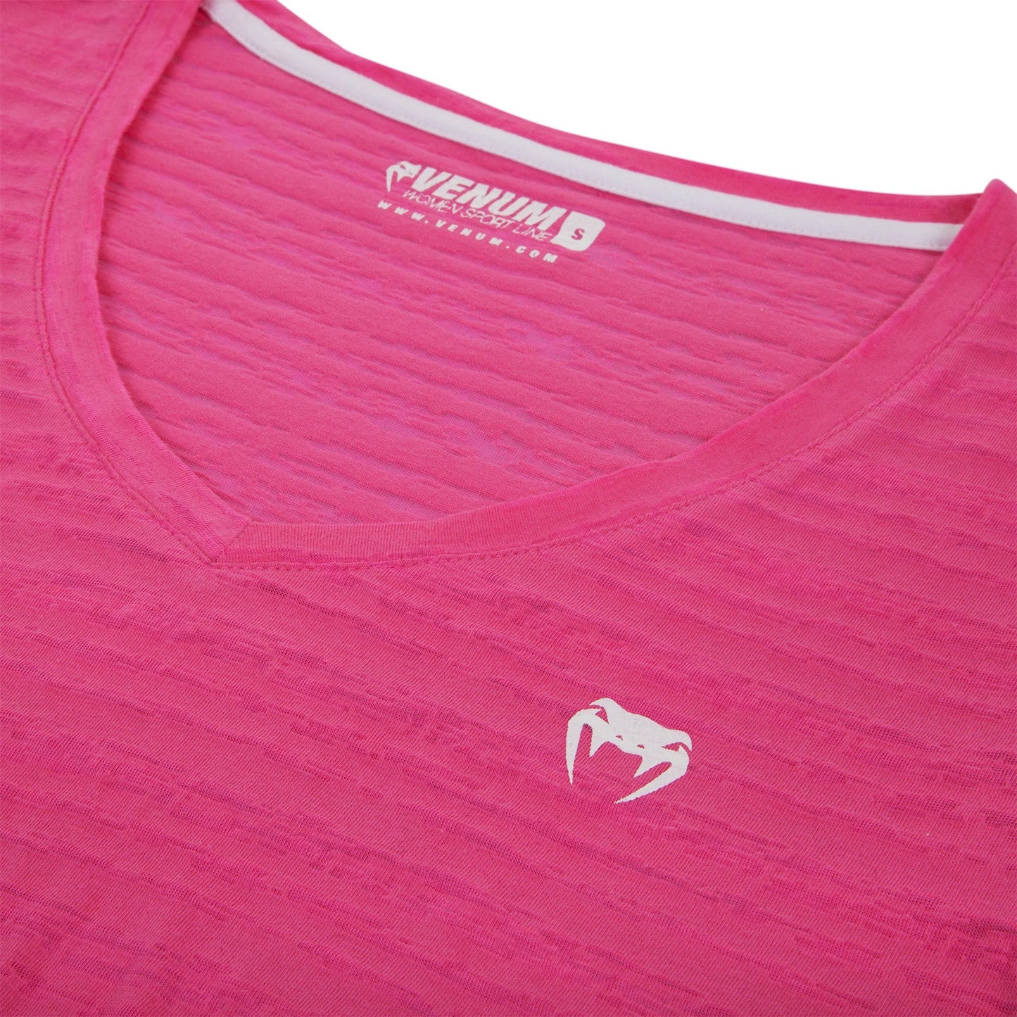 Venum Essential V-Ausschnitt T-Shirt - Pink