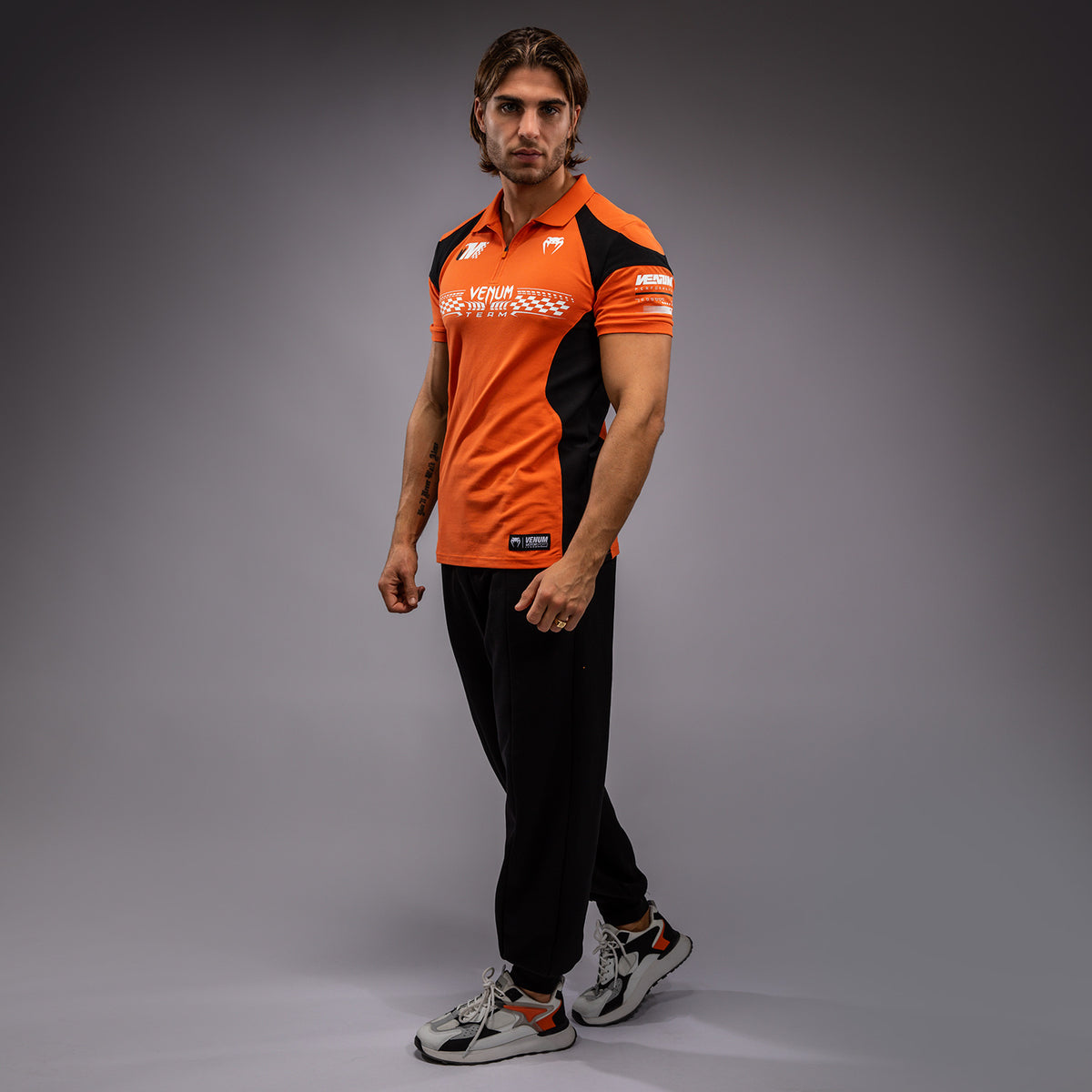 Venum Motorsports Baumwollpolo - Mandarine