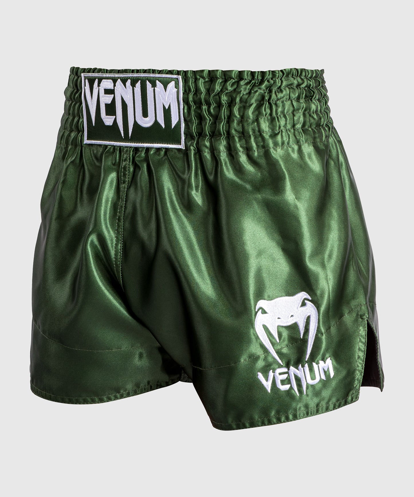 Venum Classic Muay Thaï Short Khaki/Weiß