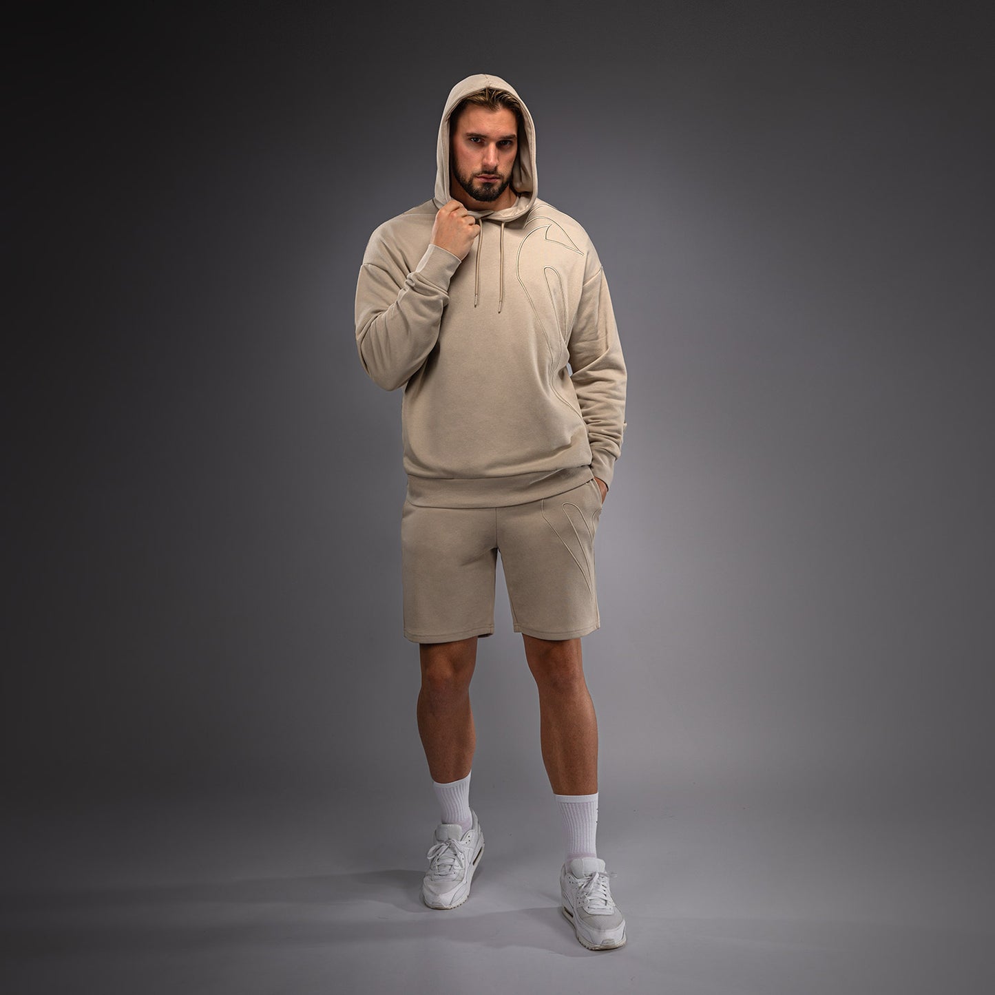 Venum Giant 3D Kapuzenpullover – Hellbeige