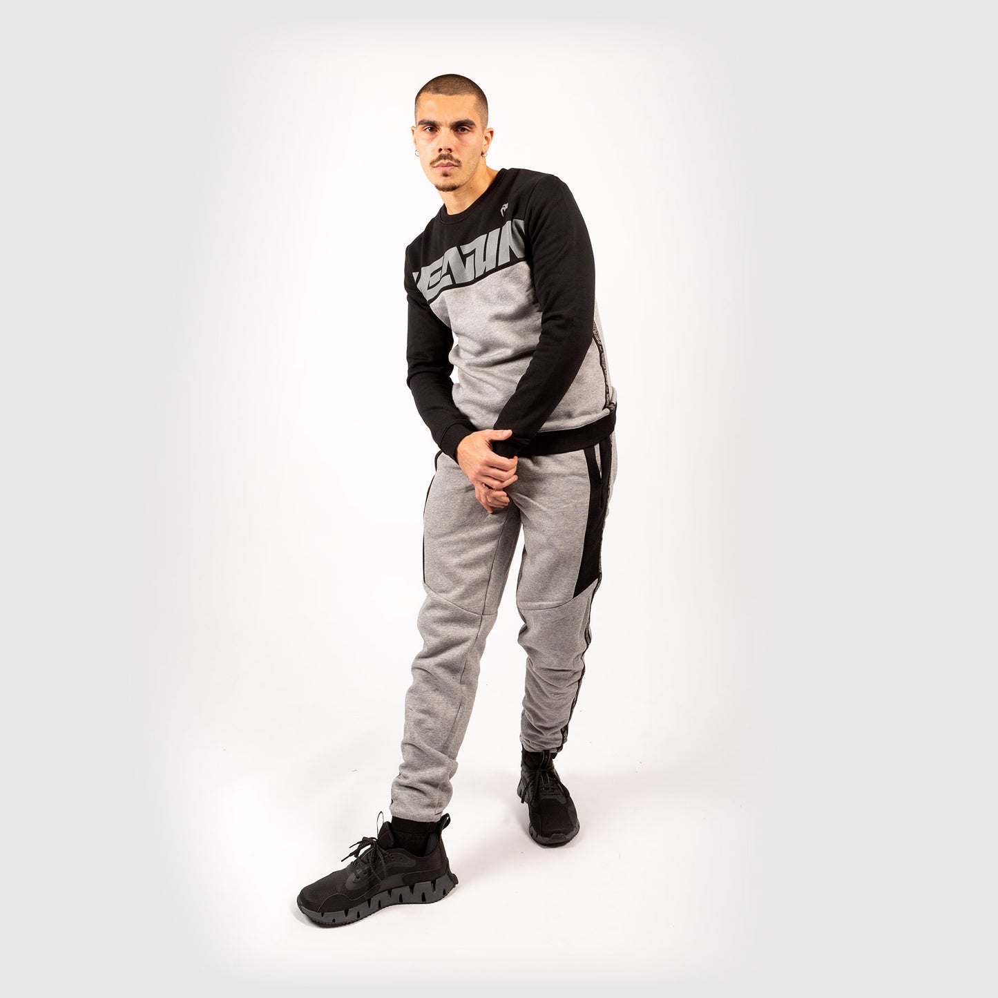 Venum CONNECT Sweatshirt - Schwarz/Dunkelheide Grau