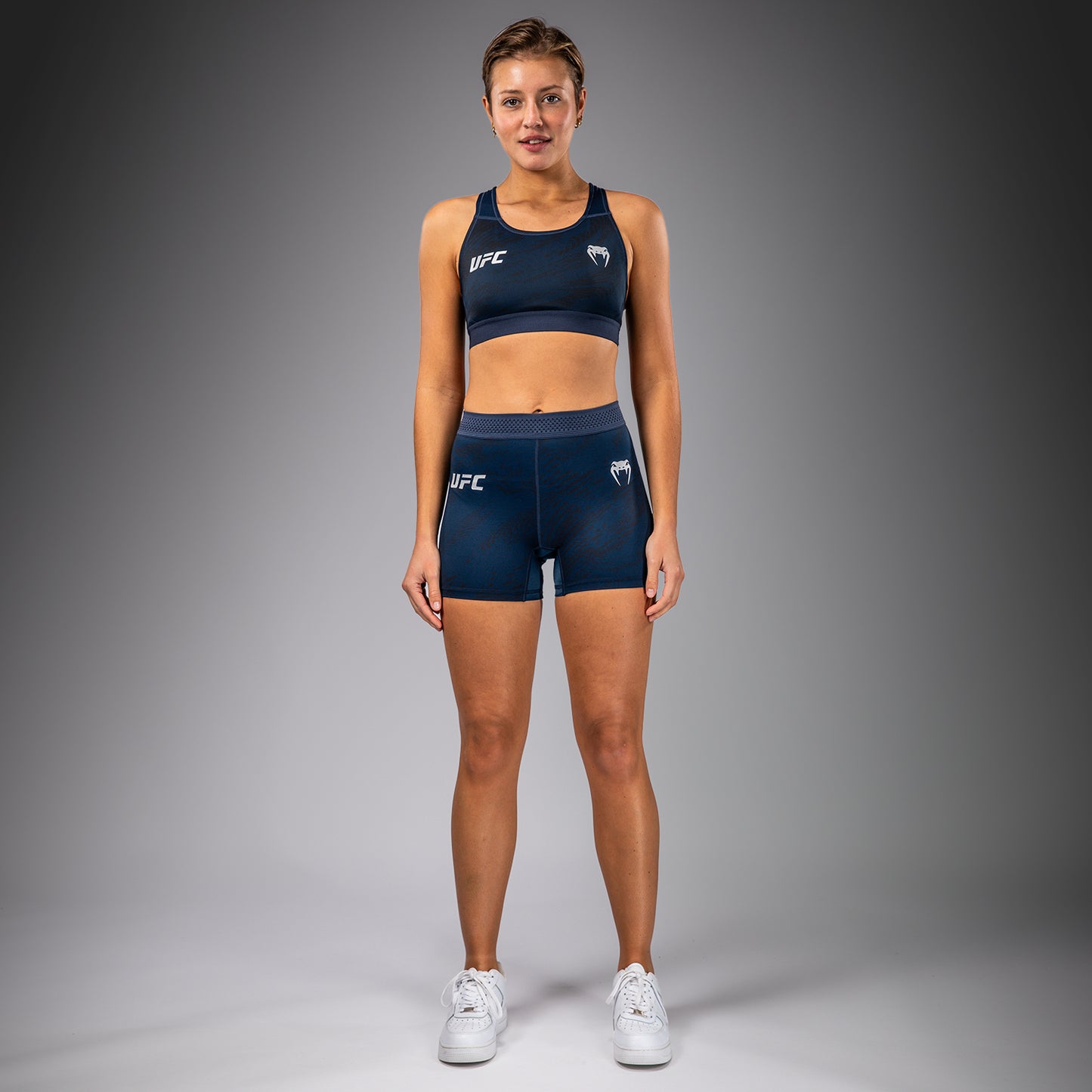 UFC Fusion by Venum Fight Week Damen Vale Tudo Short - Ozeanisches Blau
