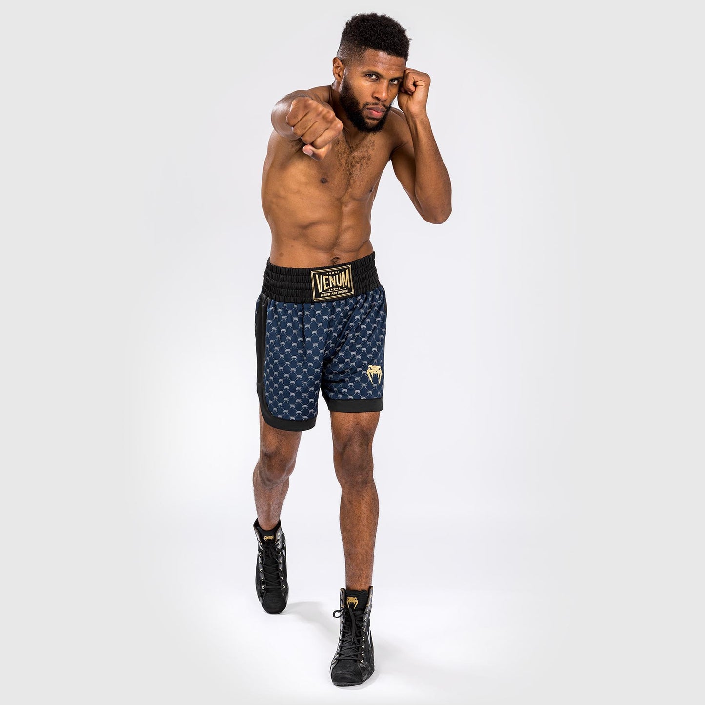 Venum Monogram Boxershorts - Schwarz/Marineblau