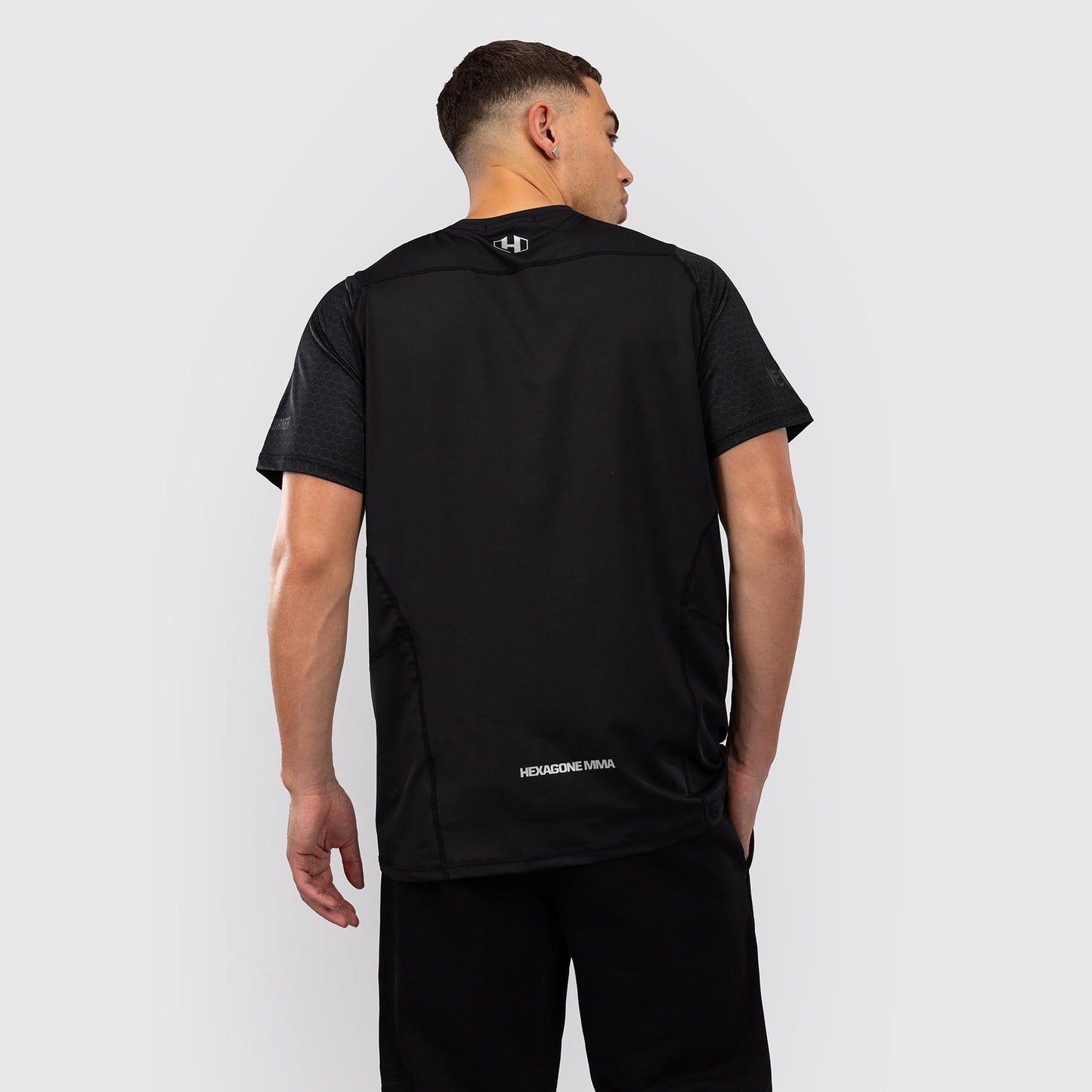 Foot Korner x Venum Hexagon MMA T-Shirt - Schwarz/Silber