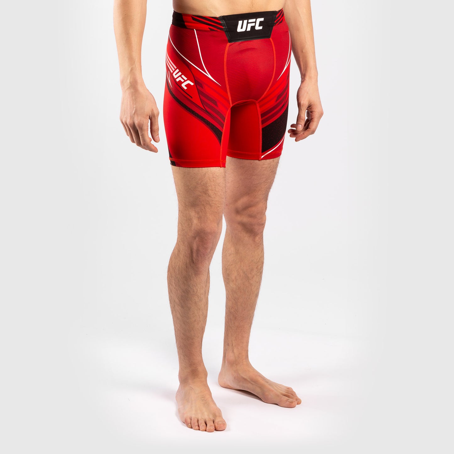 UFC Venum Authentic Fight Night Herren Vale Tudo Shorts - Short Fit - Rot