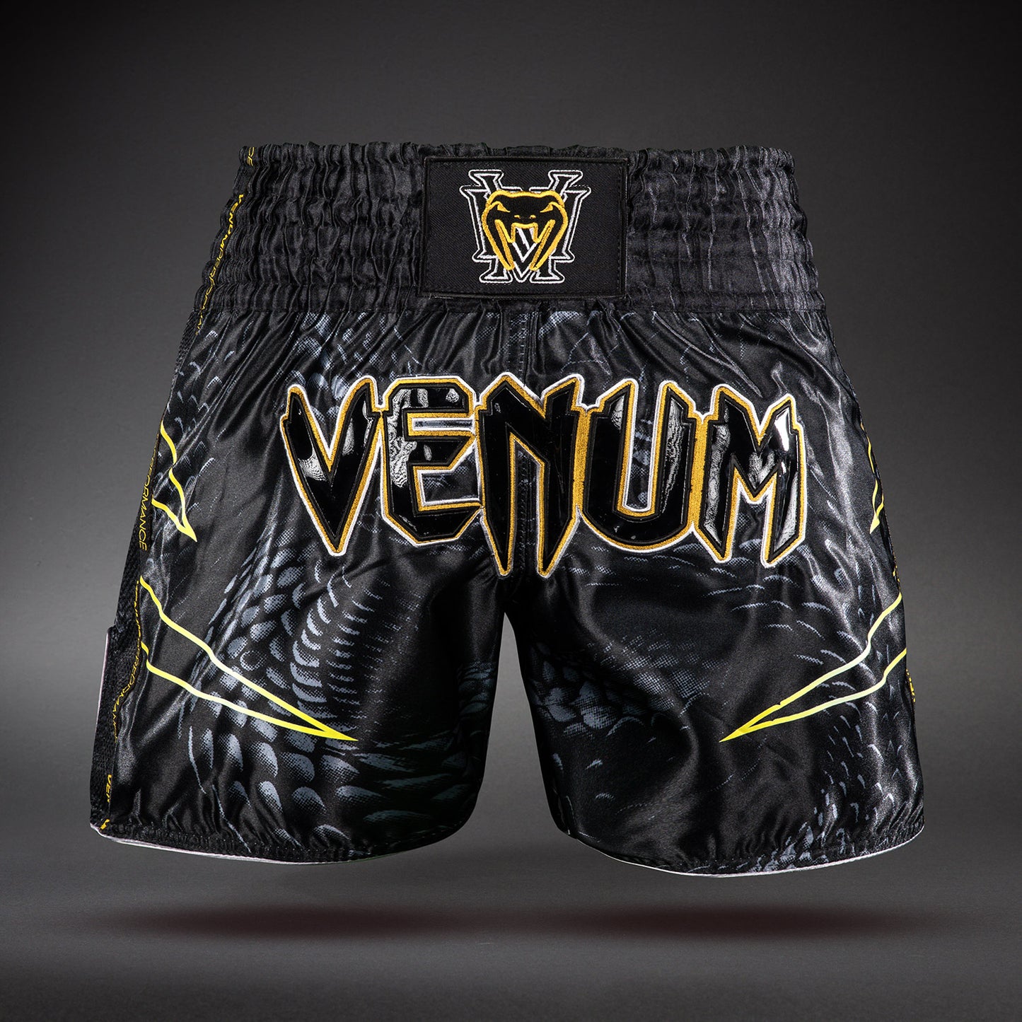 Venum Matupa Muay-Thai-Shorts - Schwarz/Grau/Gold