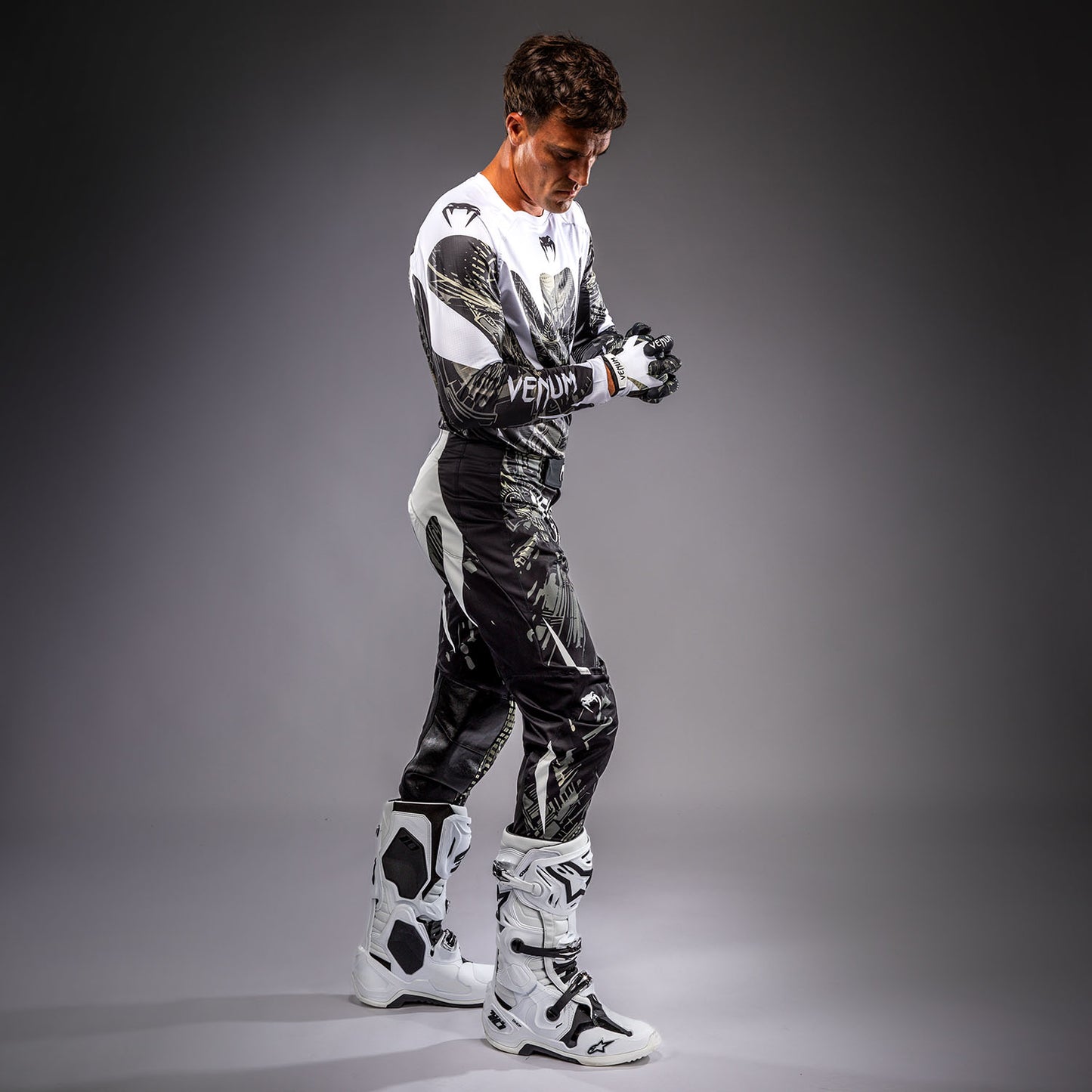 Venum MX Elite Motorsports-Trikot - Schwarz/Sand