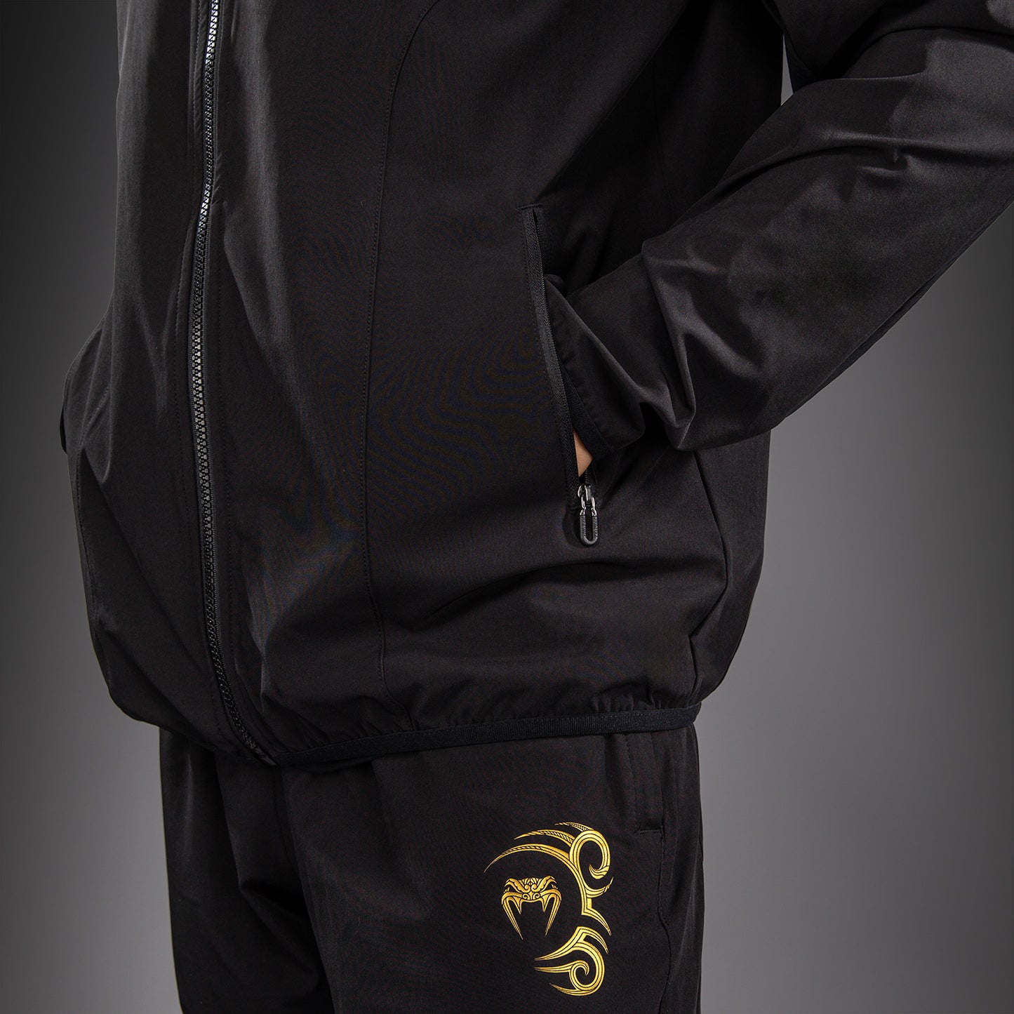 Venum x Mike Tyson Tiger Trainingsjacke - Schwarz/Gold