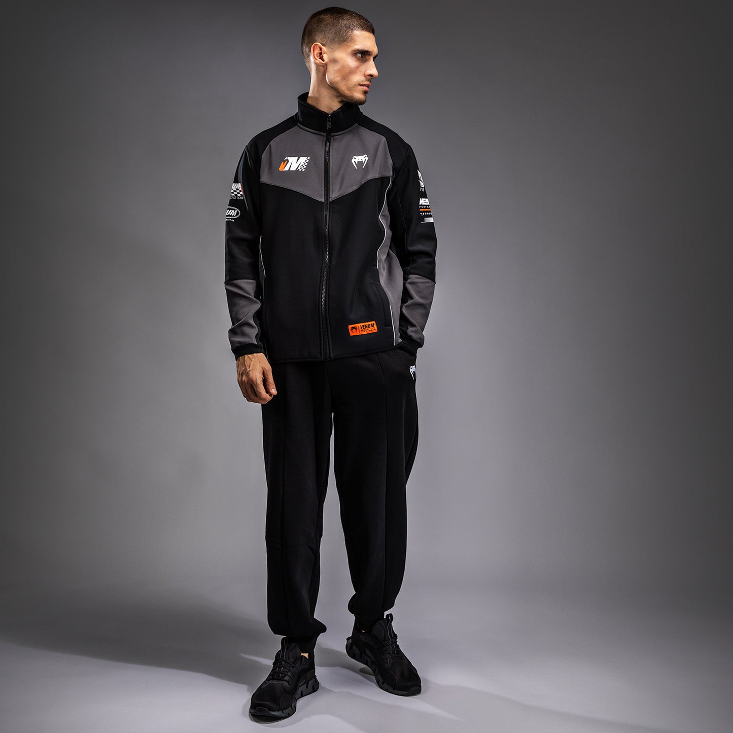 Venum Motorsport Softshell-Jacke - Tiefschwarz
