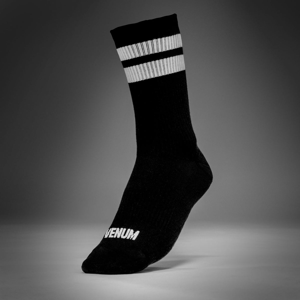 Venum Adrenaline Crew-Socken 3er-Pack - Schwarz/Weiß
