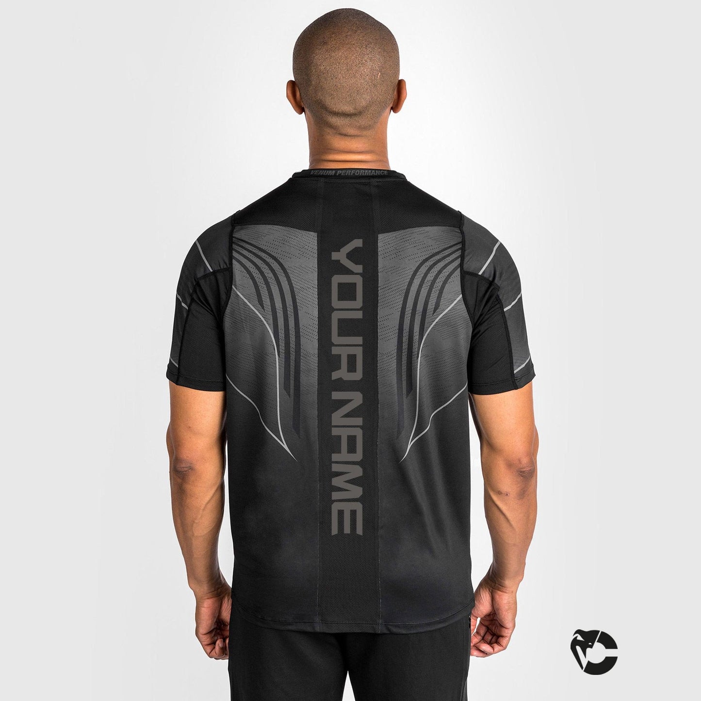 UFC Venum personalisierte authentische Fight Night 2.0 Männer Walkout Jersey - schwarz