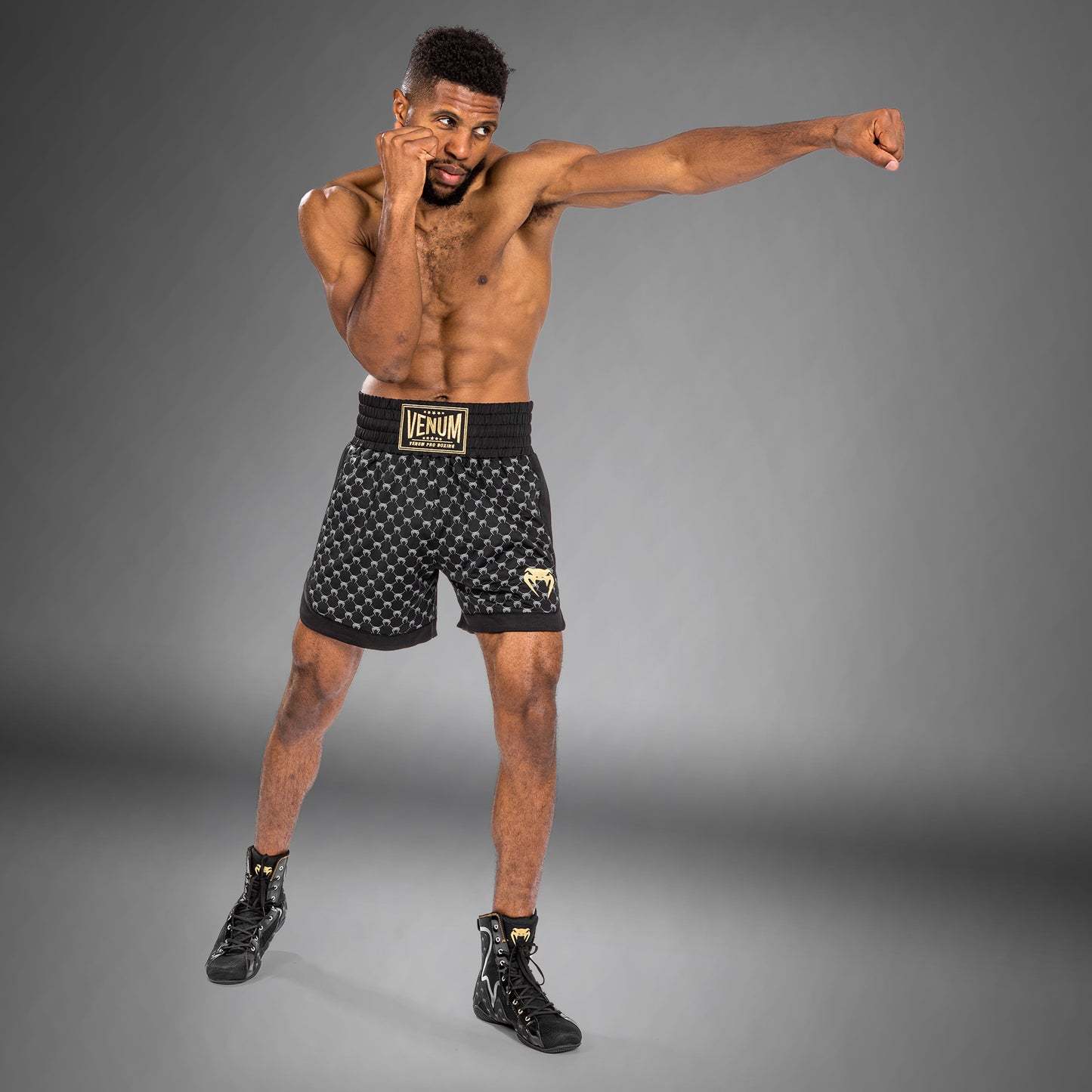 Venum Monogram Boxshorts - Schwarz