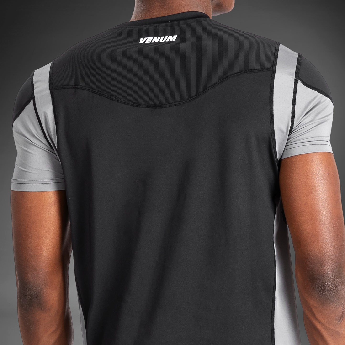 Venum Tempest Herren Dry-Tech T-Shirt - Schwarz/Grau