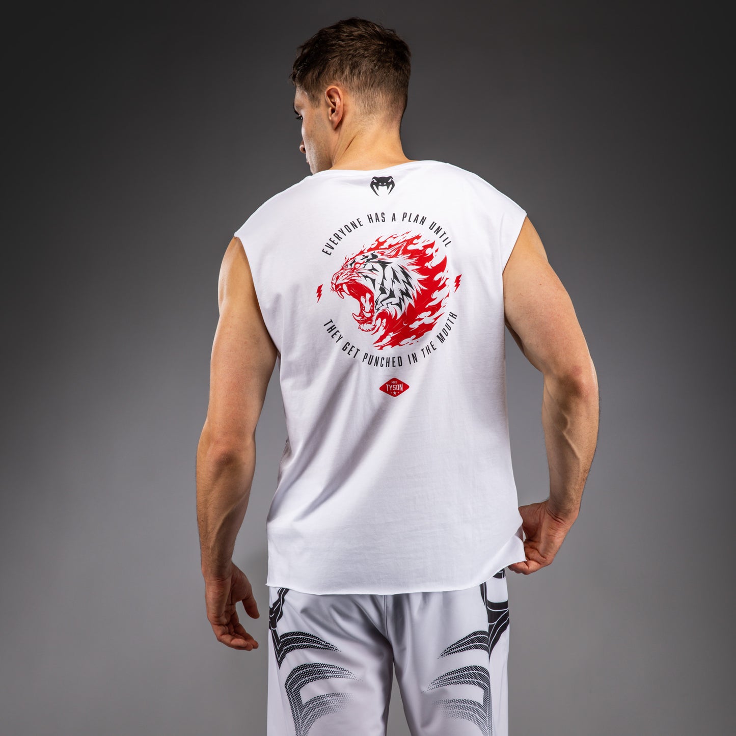 Venum x Mike Tyson Tiger Ärmelloses T-Shirt - Optisch Weiß