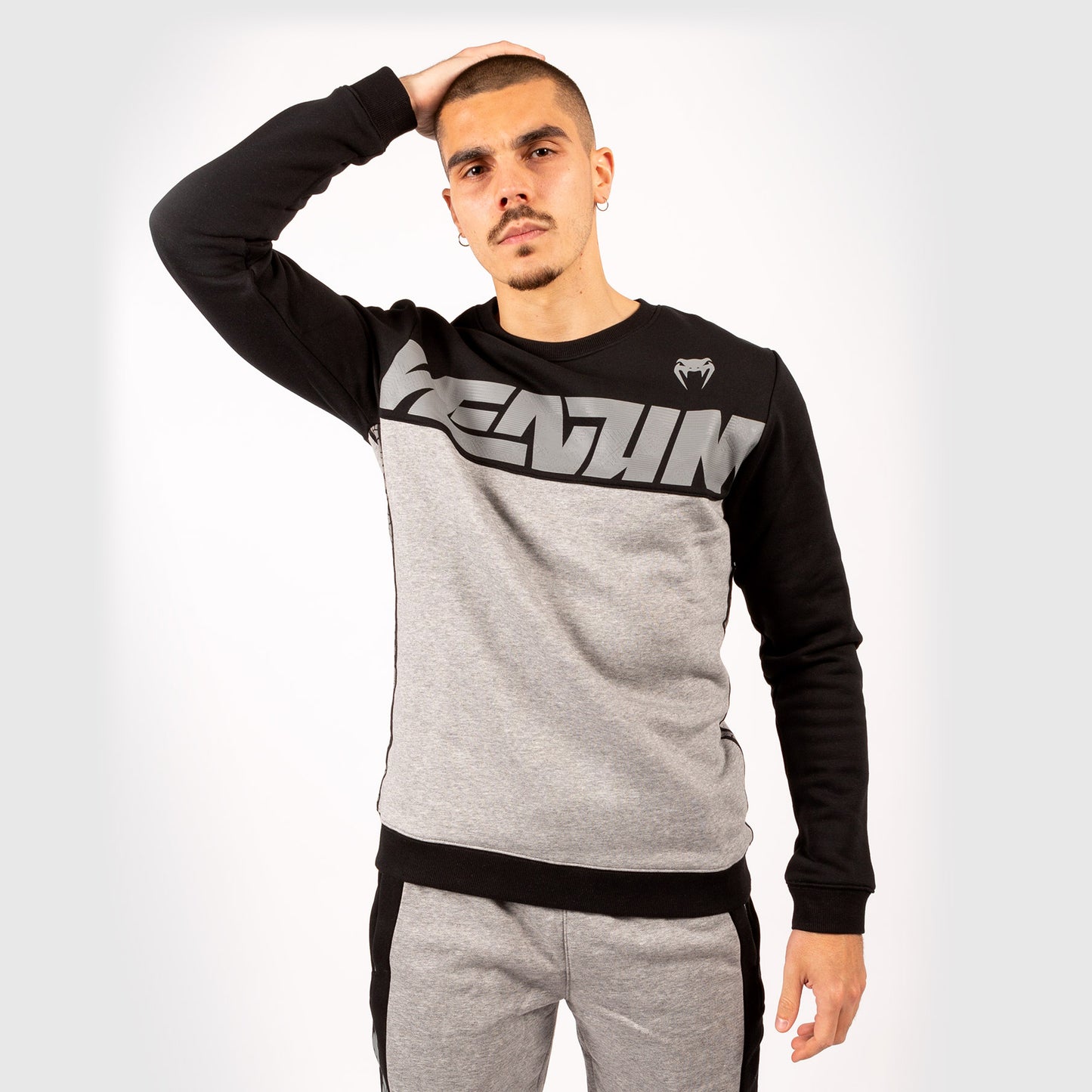 Venum CONNECT Sweatshirt - Schwarz/Dunkelheide Grau