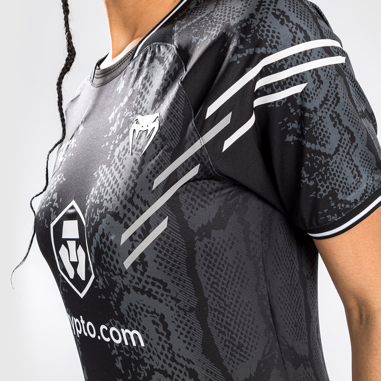 UFC Adrenaline by Venum Authentic Fight Night Walkout-Trikot für Frauen - Schwarz