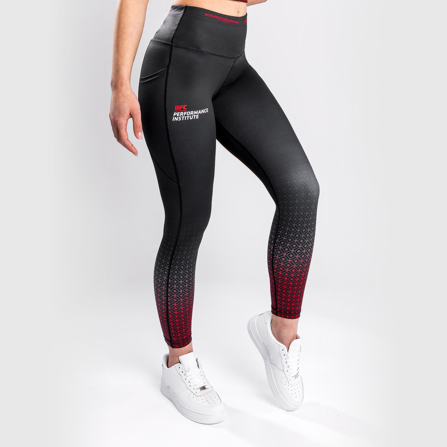 Venum UFC Leistung Institut Leggings – Schwarz/Rot