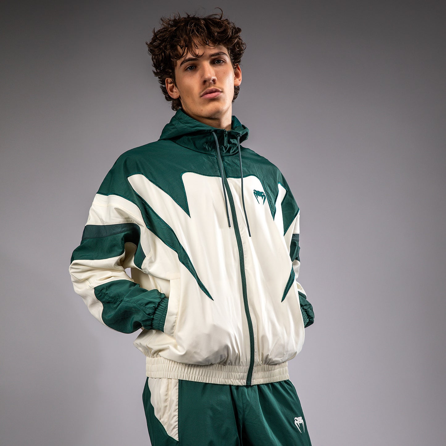 Venum Attack 90 Tracksuit Jacke - Verde bosco/Eis