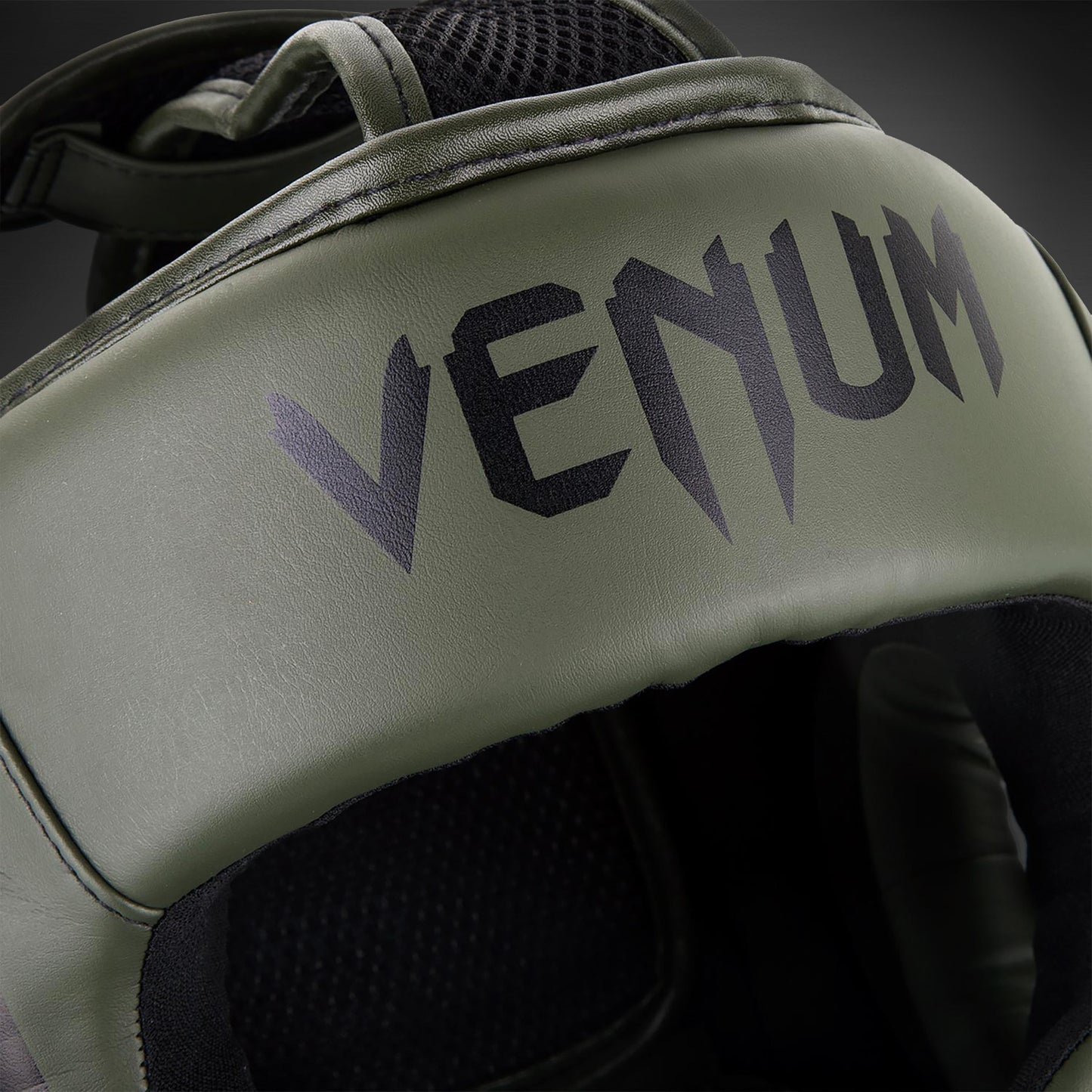 Venum Elite Kopfschutz-Khaki/Schwarz