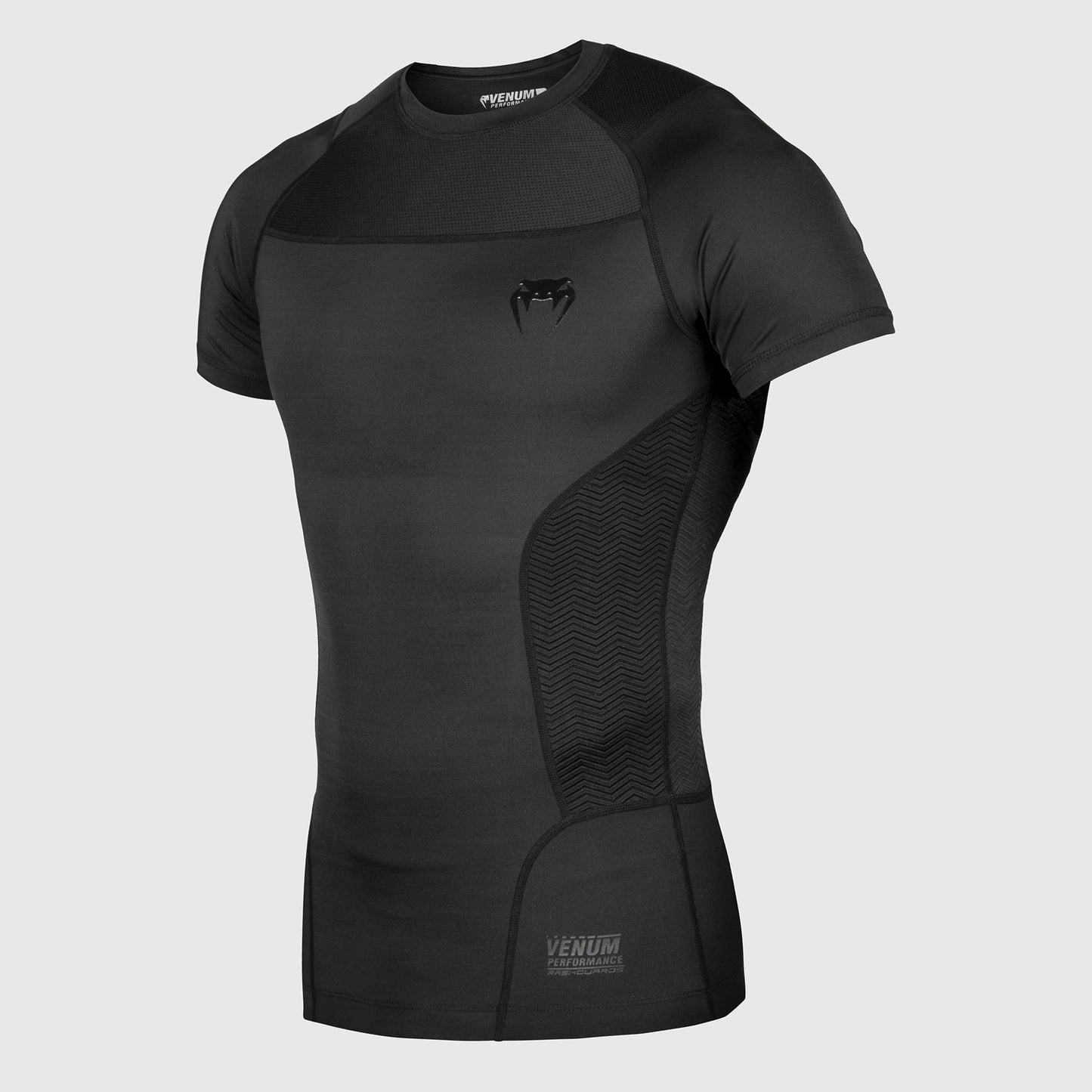 Rashguard Venum G-Fit - Kurzarm - Schwarz