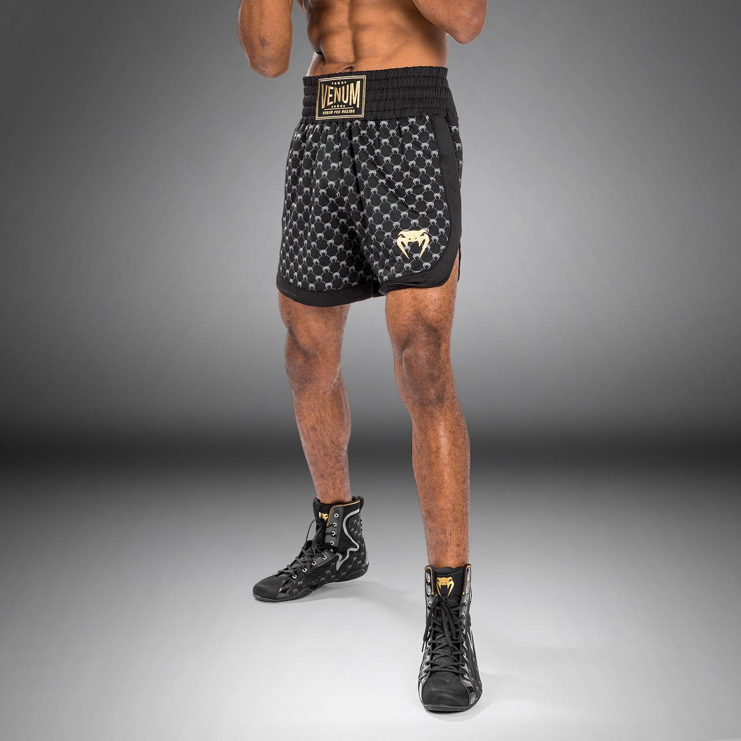 Venum Monogram Boxshorts - Schwarz