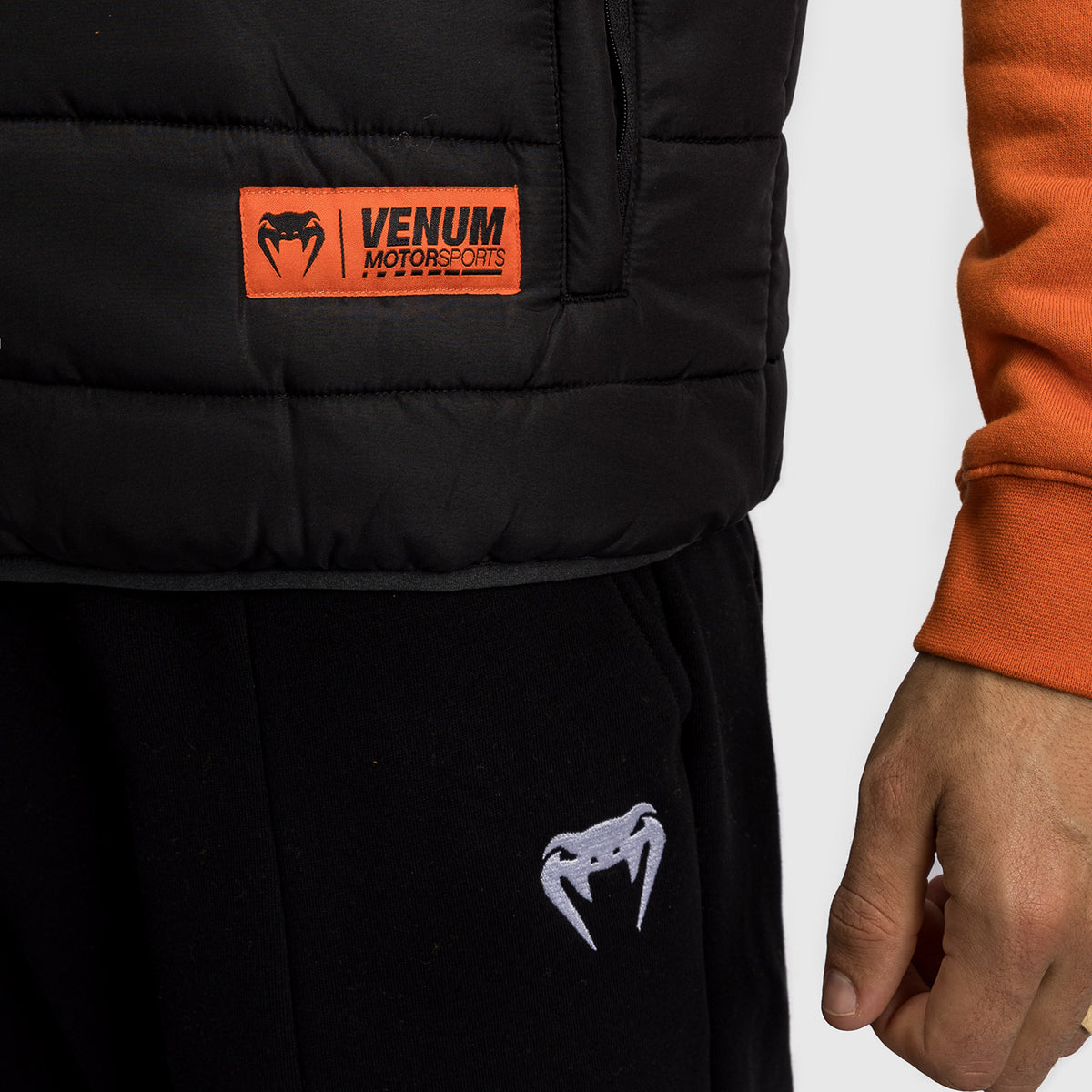 Venum Motorsports Daunenjacke - Tiefschwarz