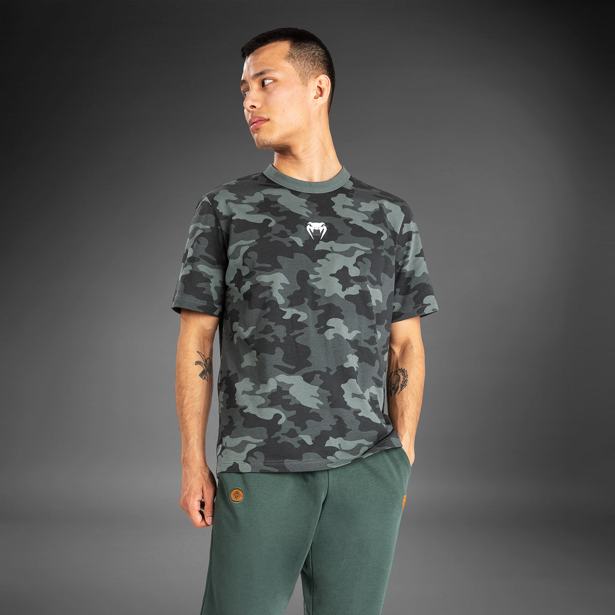 Venum Vortex XL Herren T-Shirt - Khaki Camo