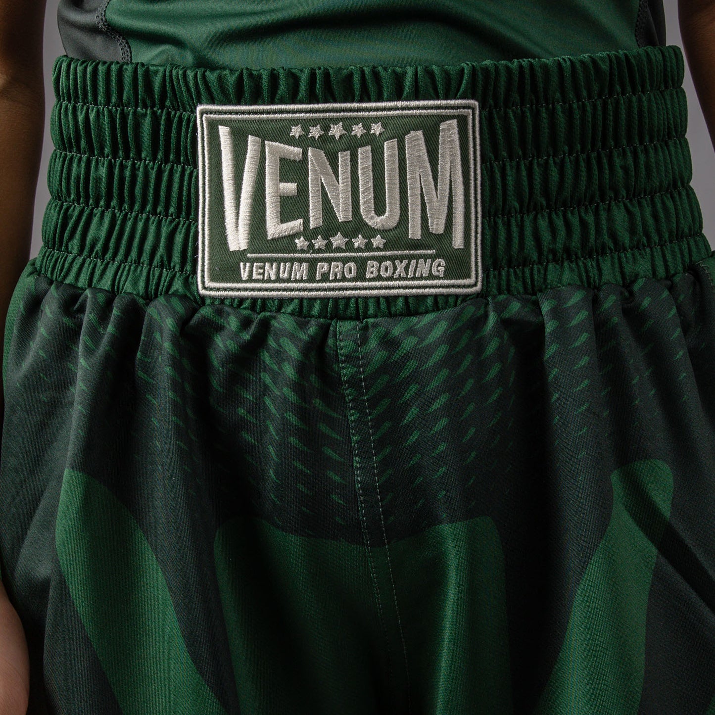 Venum Attack Kids Boxshorts - Waldgrün/Off-White