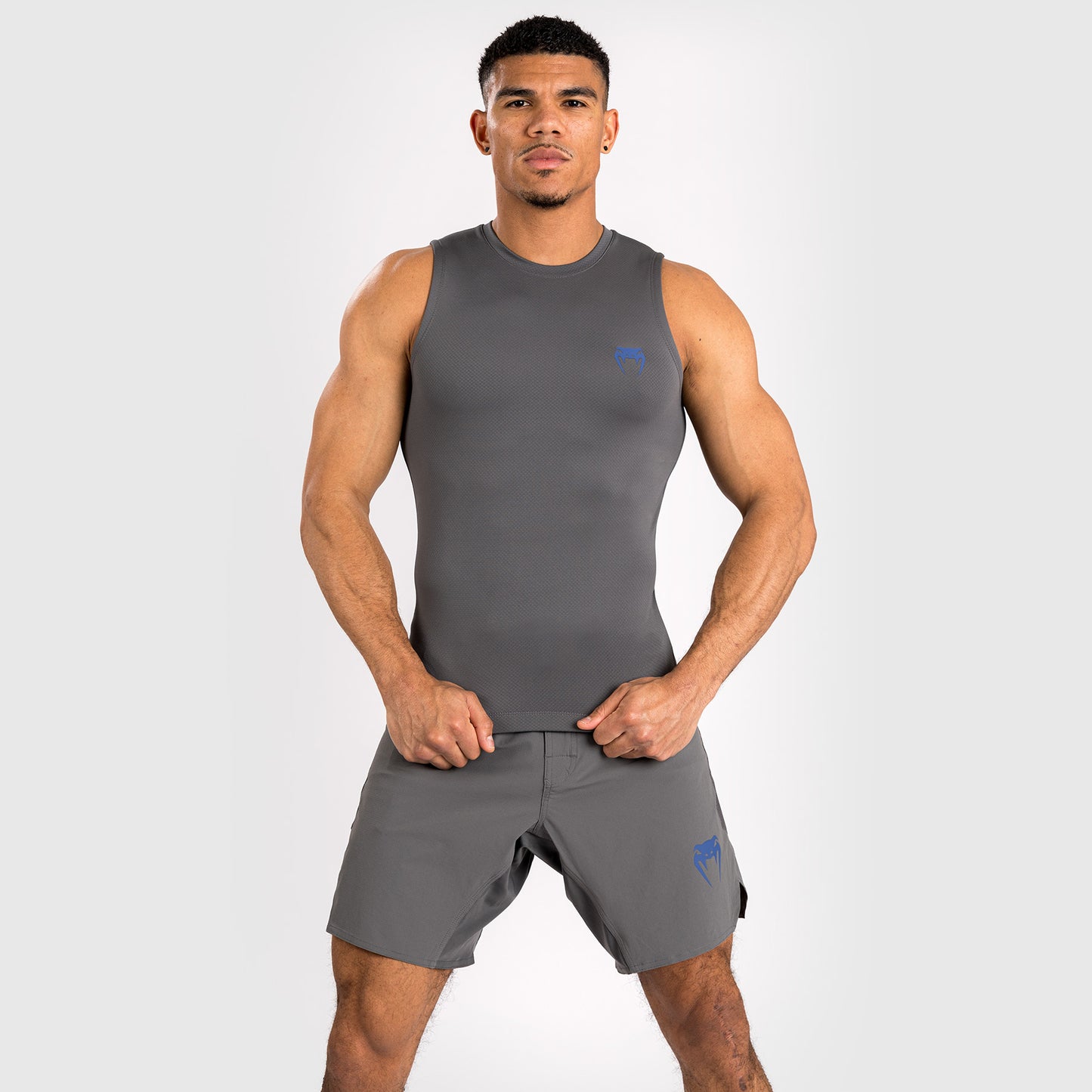 Venum Contender Herren Ärmelloser Rashguard - Grau