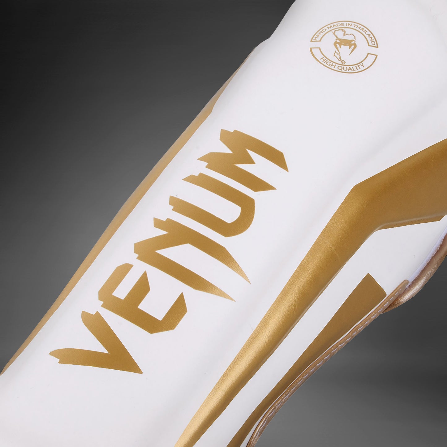 Venum Elite Standup Schienbeinschützer - Weiß/Gold