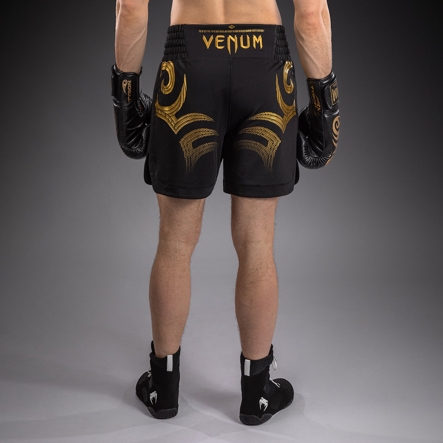 Venum x Mike Tyson Tiger Boxshorts - Schwarz/Gold