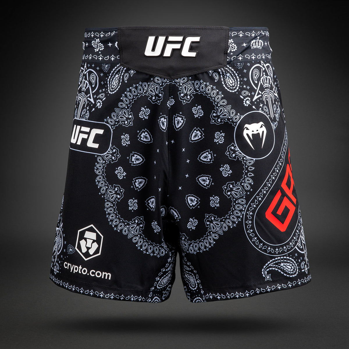 UFC Adrenaline Unrivaled by Venum King Green Herren-Fightshort - Schwarz
