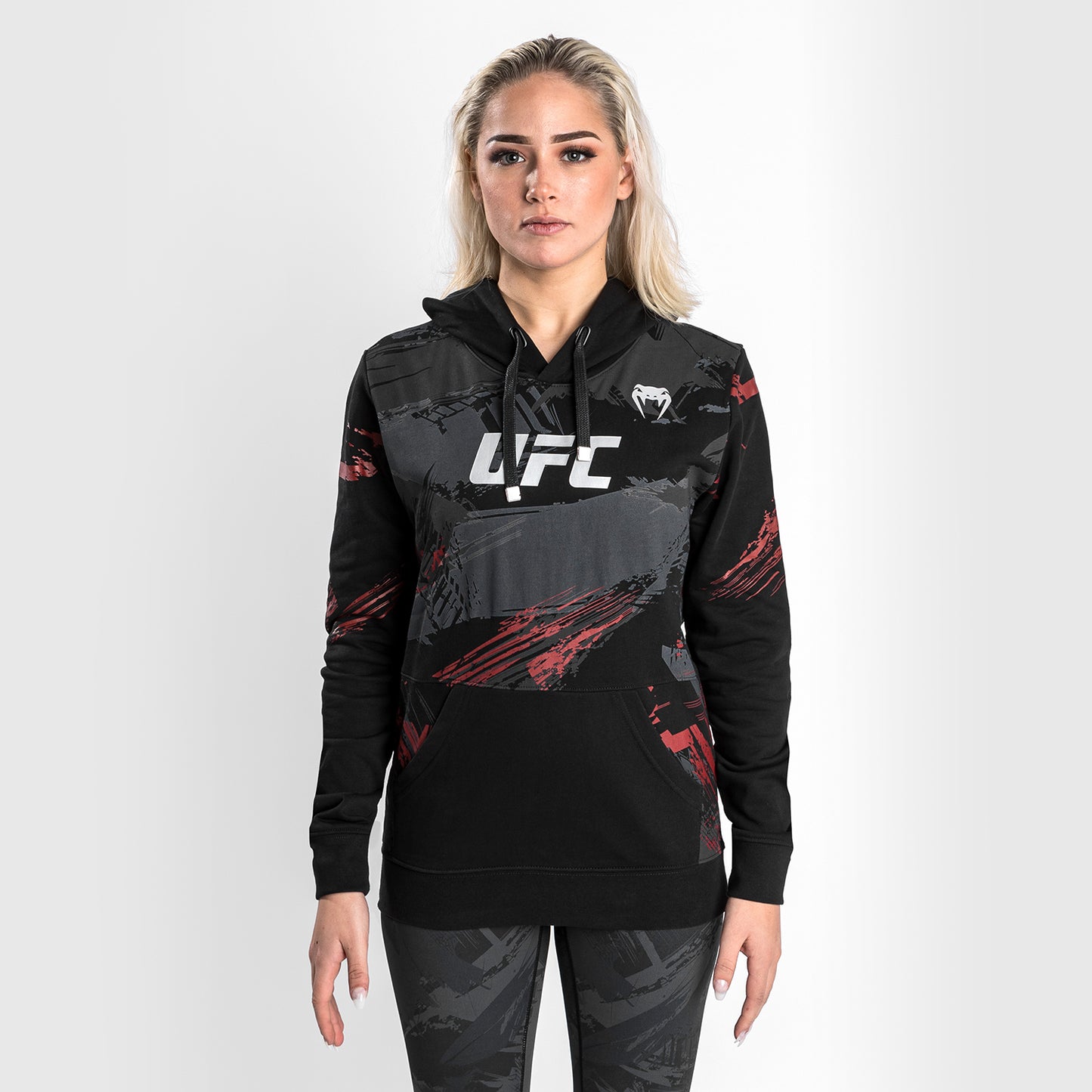 UFC Venum Authentic Fight Week 2.0 Hooded Sweatshirt – Für Frauen – Schwarz