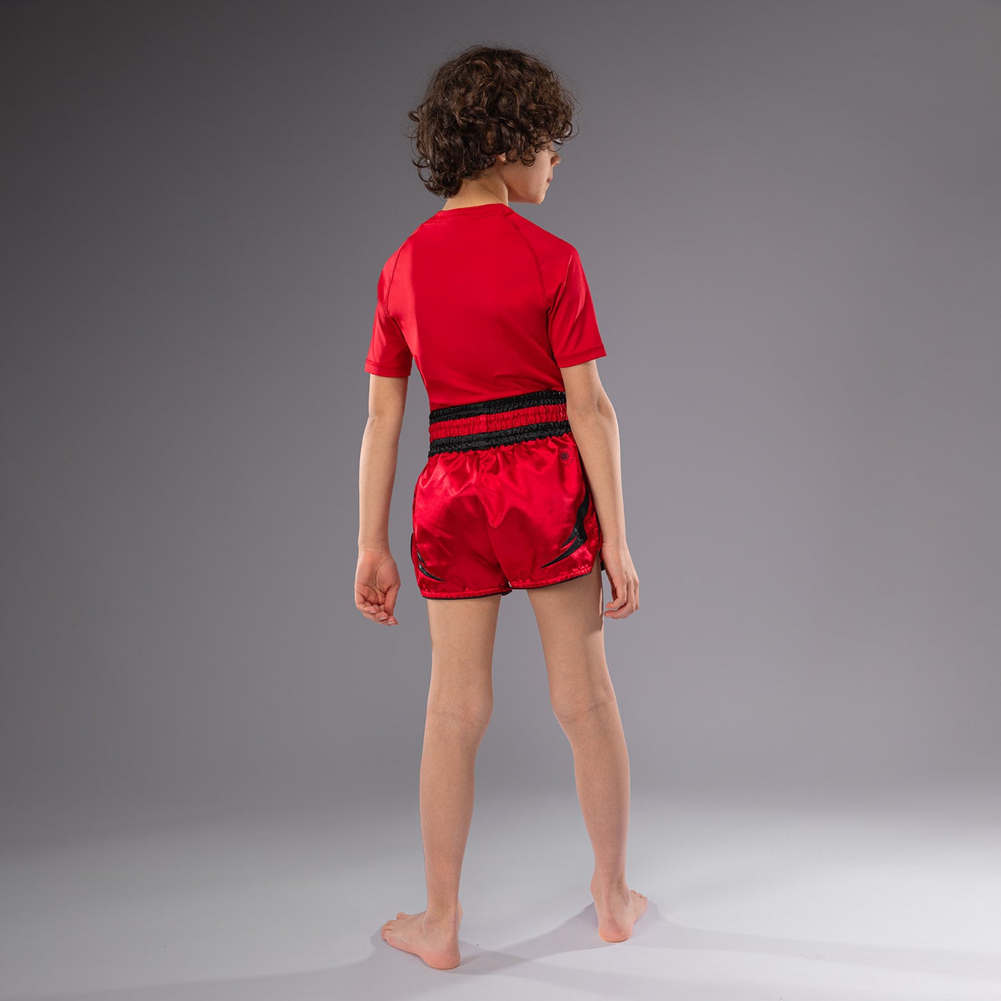 Venum Inferno Kinder Thai Shorts - Kirschrot
