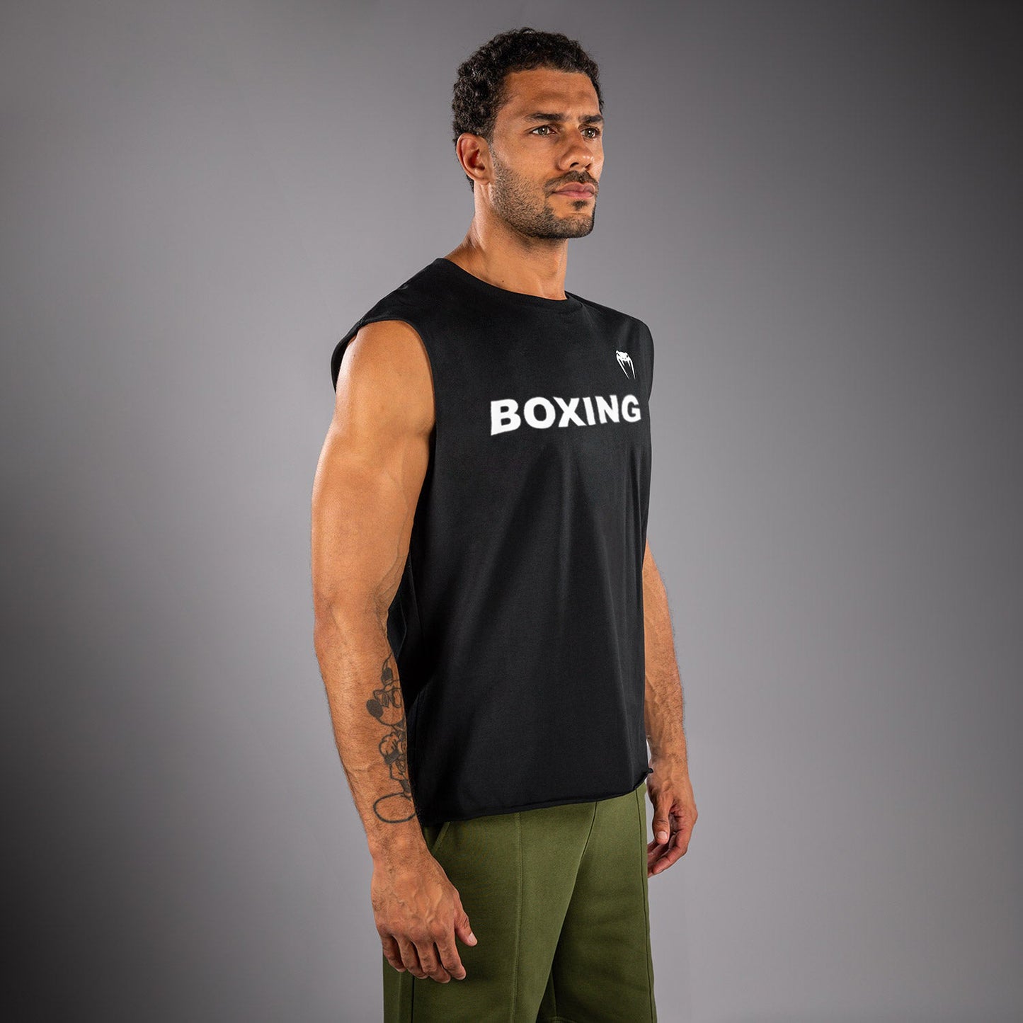 Venum Boxing VT Ärmelloses T‑Shirt – Schwarz