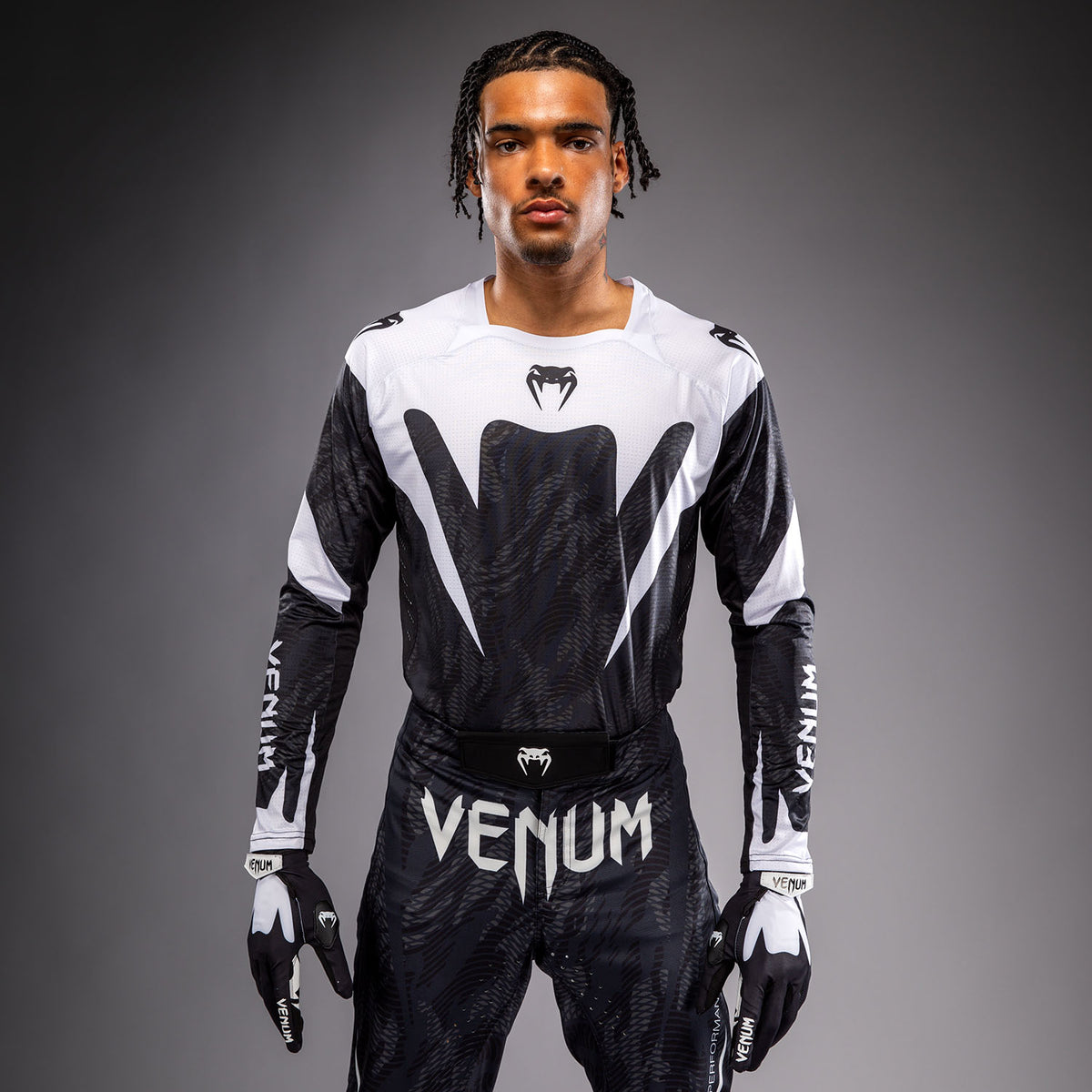 Venum MX Elite Motorsports-Trikot - Schwarz