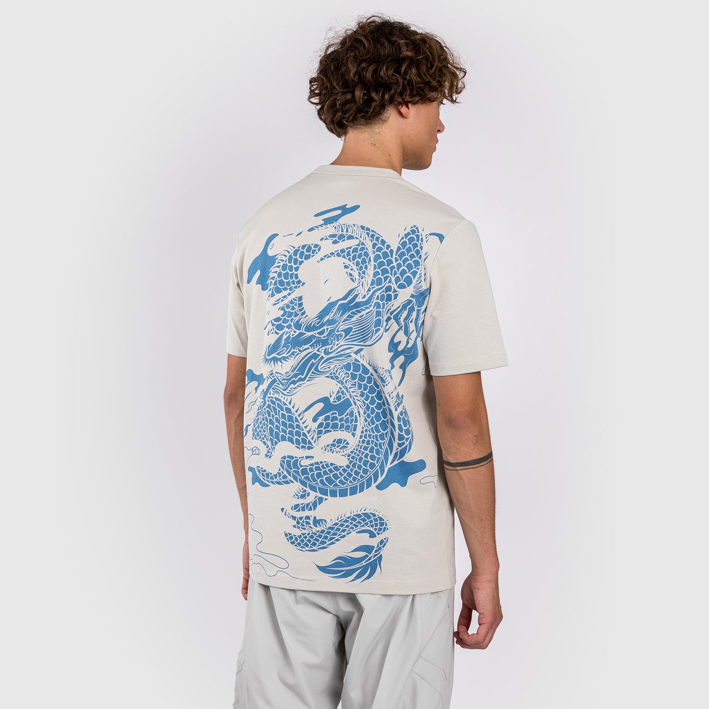Venum Dragon's Flight Herren T-Shirt - Misty Blue